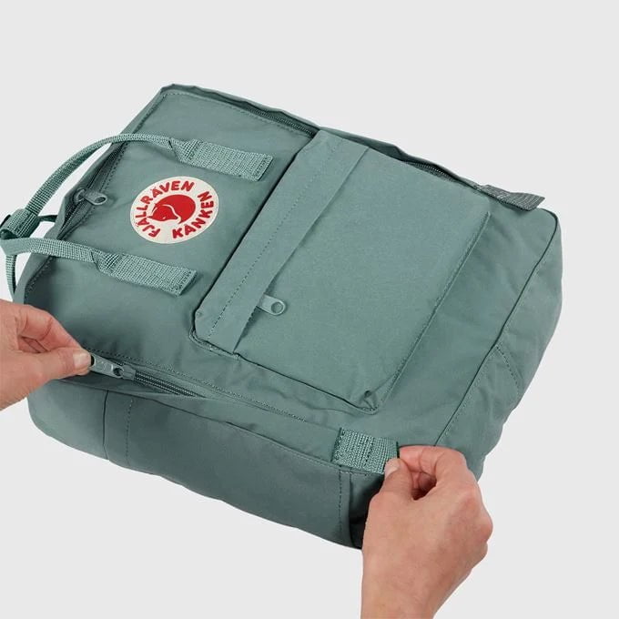 Fjallraven Kanken Backpack - Lightweight Durable Laptop Backpack for School & Travel, Deep Turquoise Blue, Perfect for Students, Hiking & Everyday Use