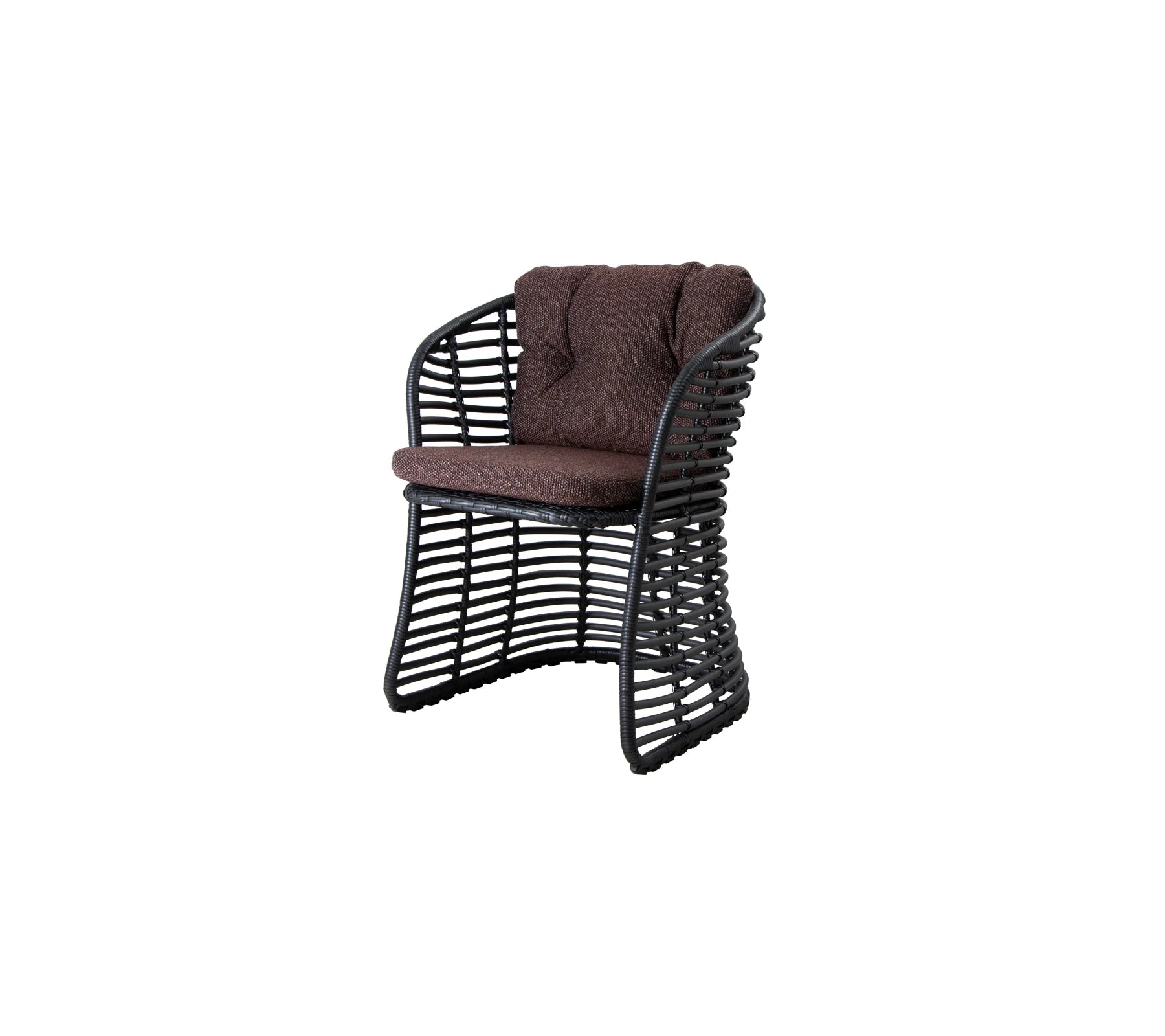 Outdoor Wicker Dining Chairs Set of 2 - Patio Furniture for Garden, Poolside, and Backyard - Weather-Resistant Rattan Chairs with Cushions