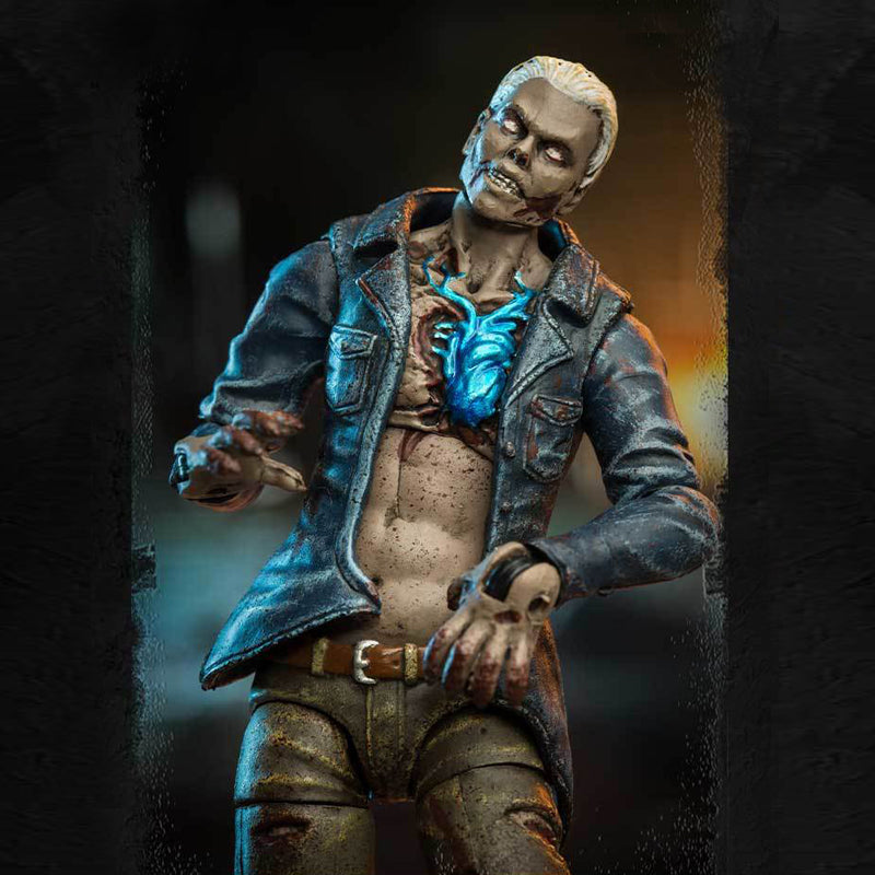 JOYTOY 3.75 Inch Zombie Action Figure - Life After Infected Person Series - Collectible Post-Apocalyptic Toy for Horror Displays & Diorama Scenes