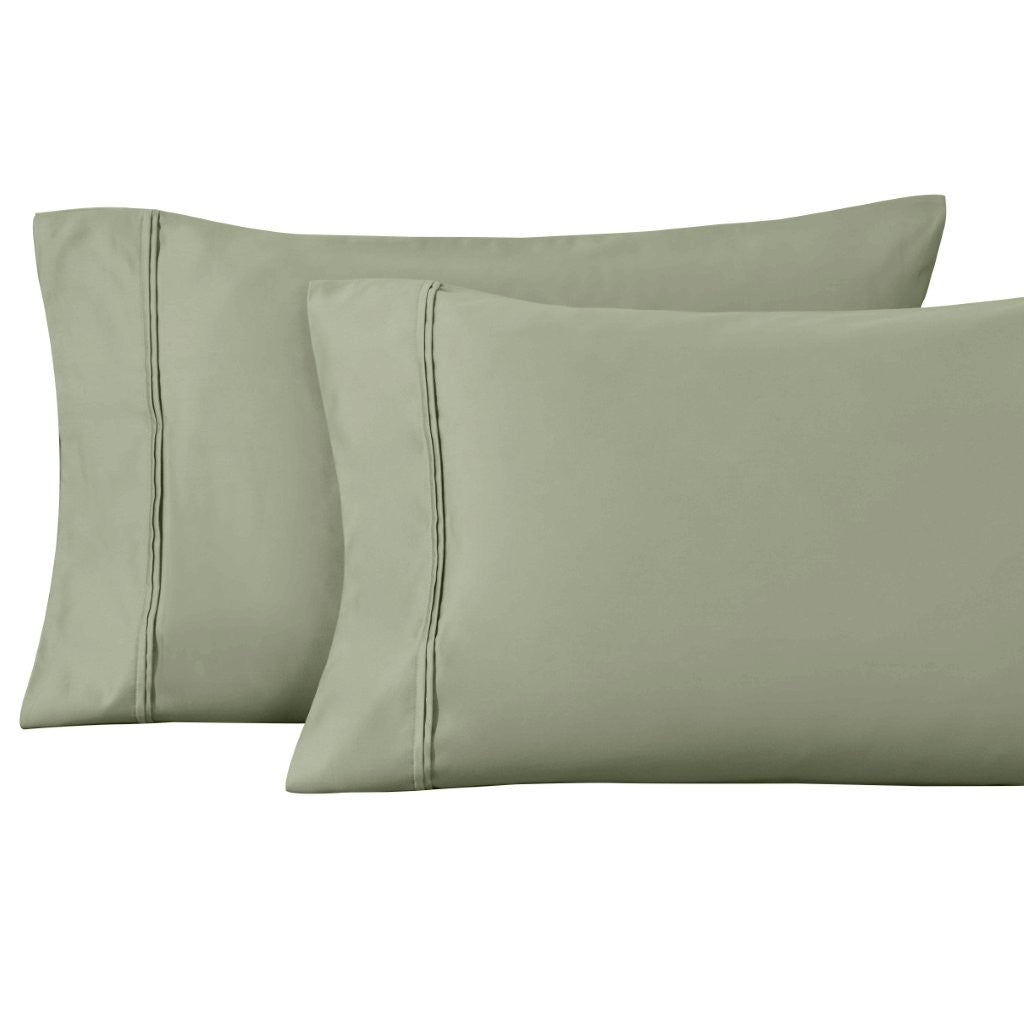 Premium 1200 Thread Count Egyptian Cotton Pillowcase Set - 2 Piece, Ultra Soft & Breathable for a Luxurious Sleep Experience | Perfect for Bedroom, Hotel, and Home Decor
