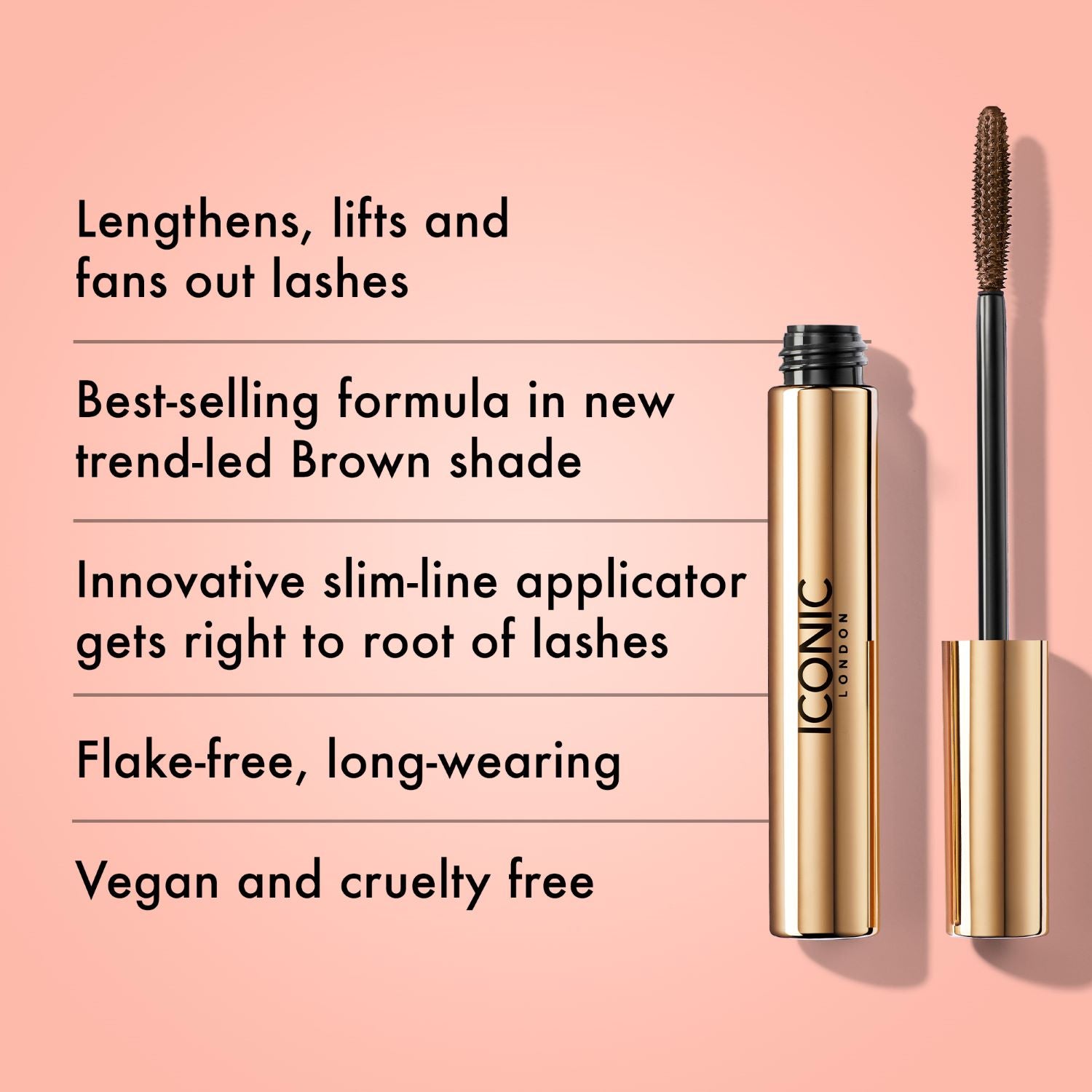 Triple Threat Mascara - Volumizing, Lengthening & Waterproof Mascara for Dramatic Lashes | Perfect for Day to Night Looks & Special Occasions