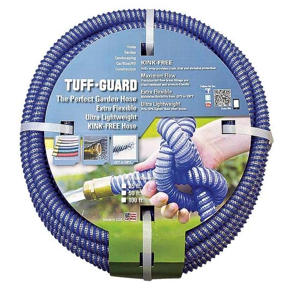 Durable 5/8 Inch ID 100ft Water Hose for Garden, Lawn & Outdoor Use | Heavy-Duty Extrusion Hose for Irrigation, Washing & Cleaning