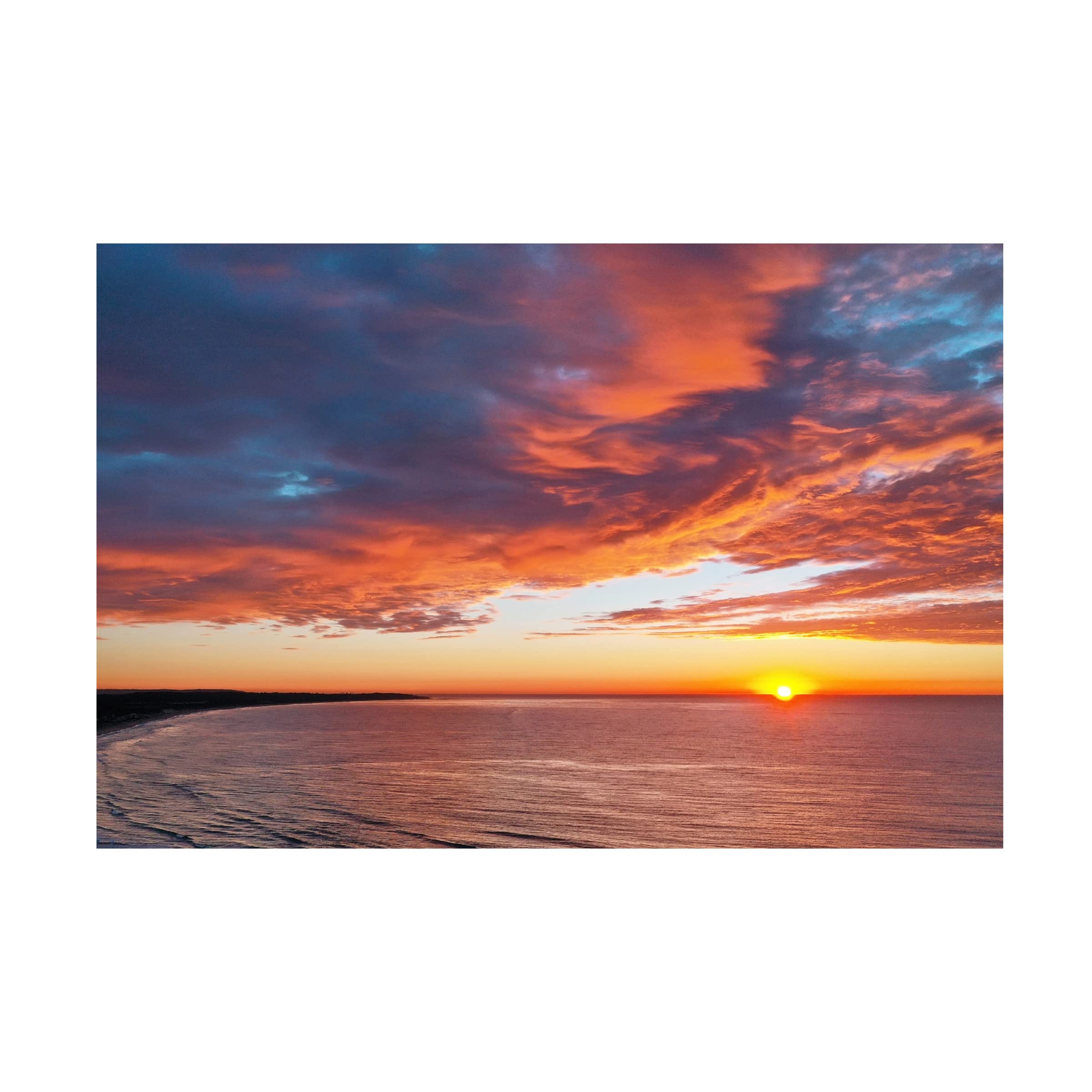 Morning Rhapsody Canvas Wall Art by Beata Czyzowska - Handmade Landscape Painting for Living Room, Bedroom & Office Decor - Modern Abstract Nature Artwork
