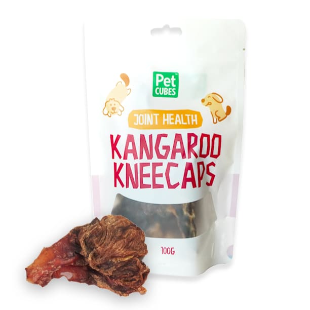 Premium Kangaroo Kneecap Dog Treats - 100g All-Natural Dehydrated Chews for Dogs | High-Protein, Grain-Free, Long-Lasting Dental Health Snacks | Perfect for Training, Rewards & Senior Dogs