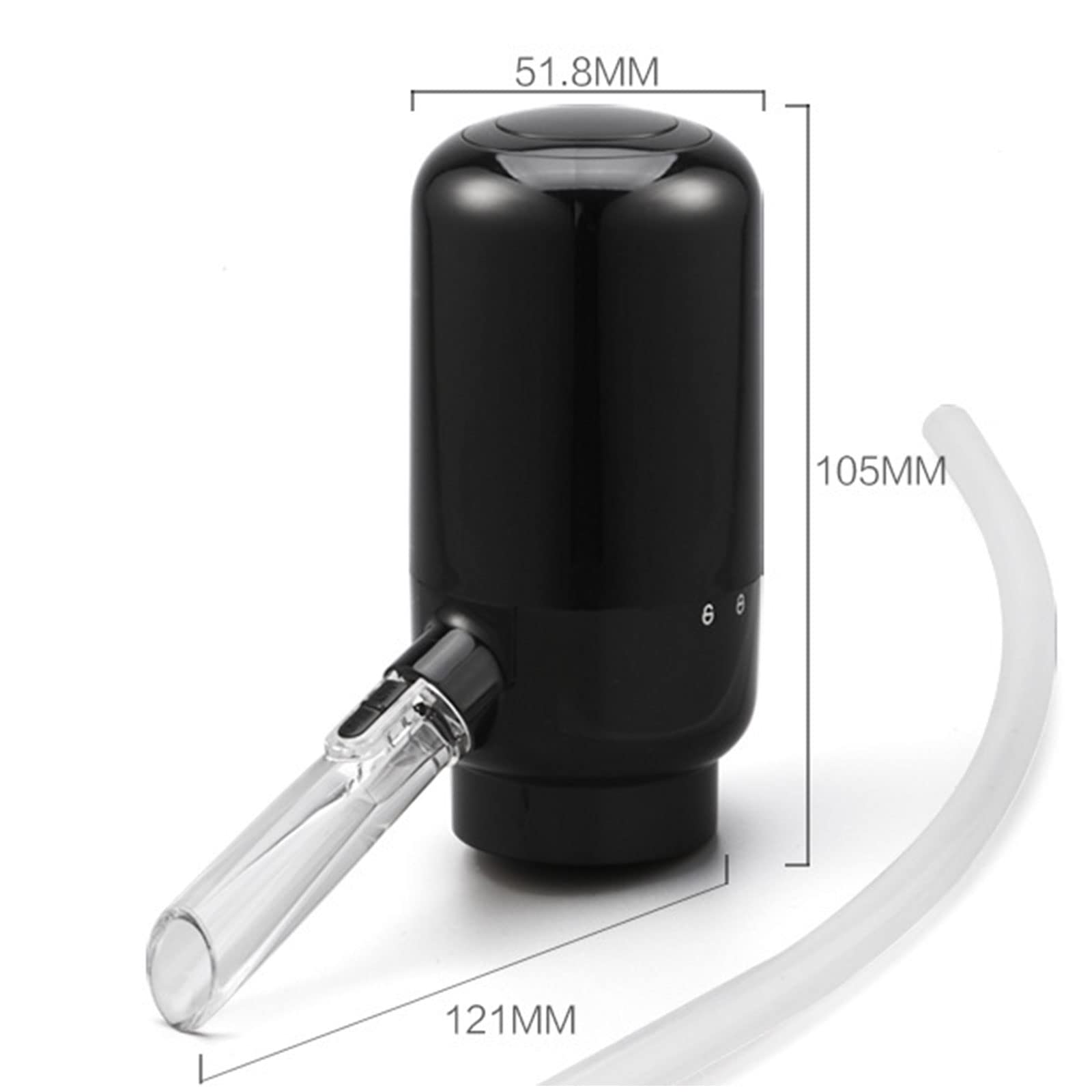 Premium Electric Wine Aerator & Decanter - Fast Oxidation No Drip Wine Dispenser Pump, Rechargeable & Washable - Perfect Gift for Wine Lovers | Ideal for Home Bars, Dinner Parties & Wine Tasting Events
