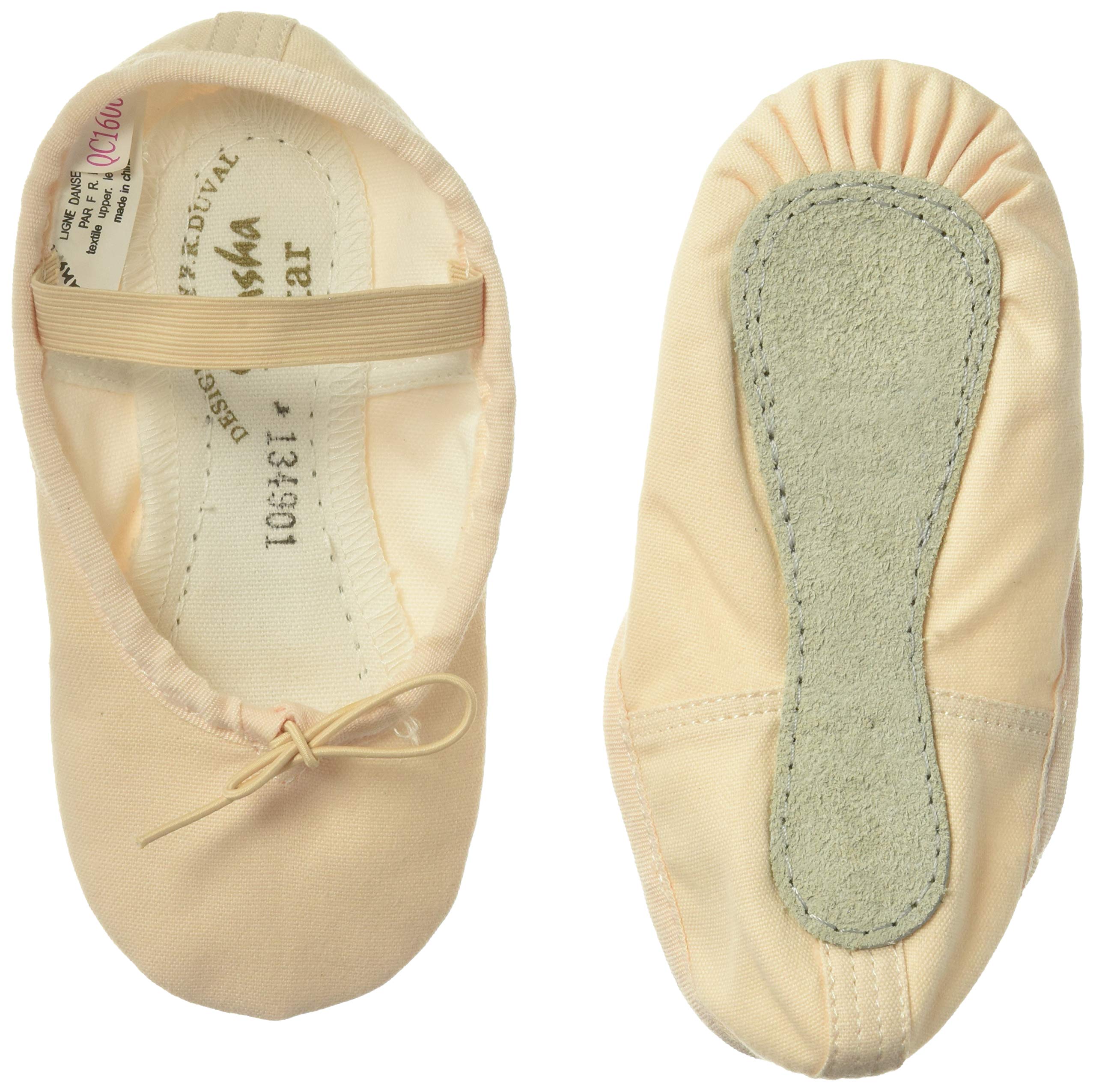 SANSHA Girls' Ballet Shoes 14C Star Pink - Lightweight & Comfortable for Dance Class, Recital, and Practice