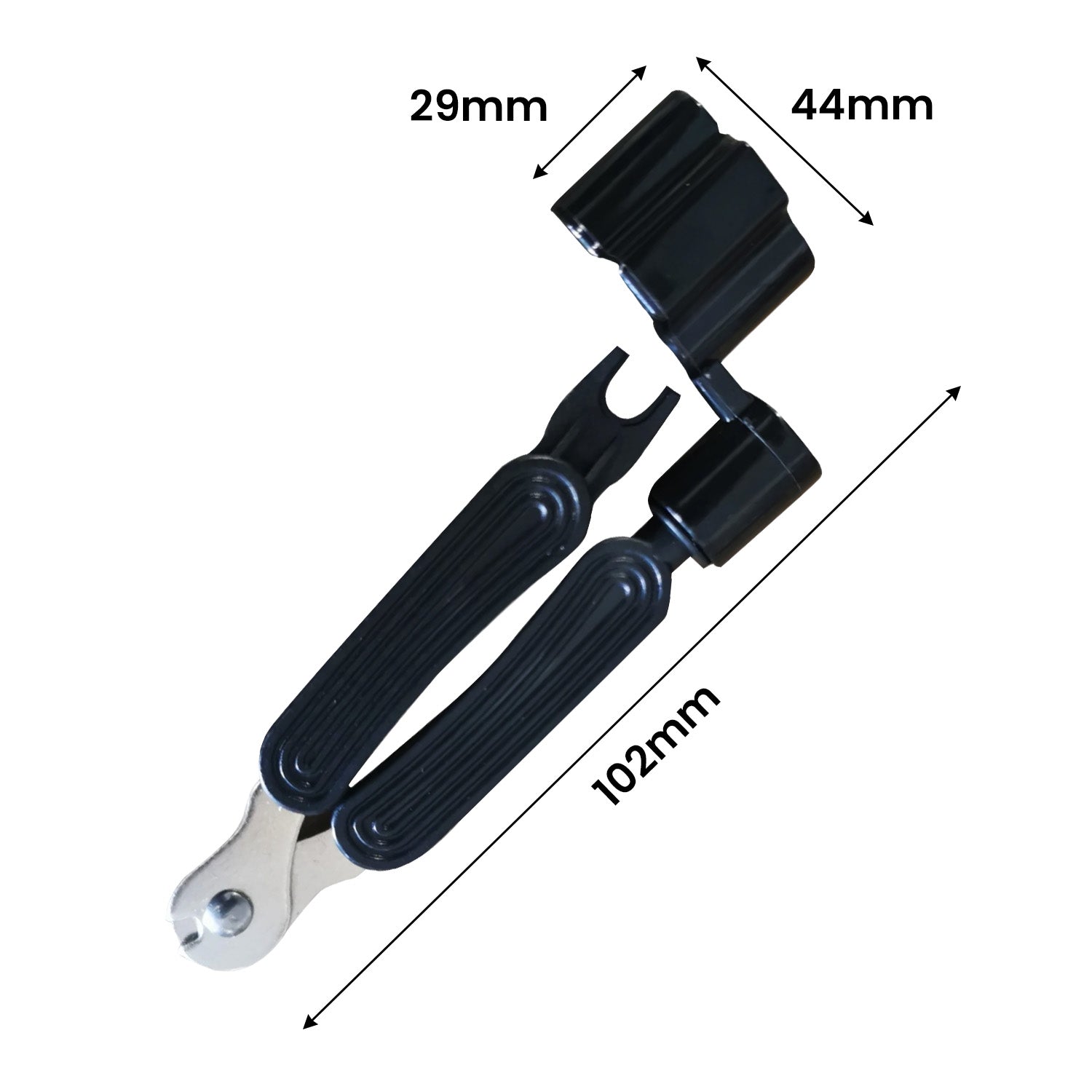 3 in 1 Guitar String Winder - String Cutter & Bridge Pin Puller - Essential Guitar Maintenance Tool for Restringing & Repair (Perfect for Acoustic & Electric Guitars)