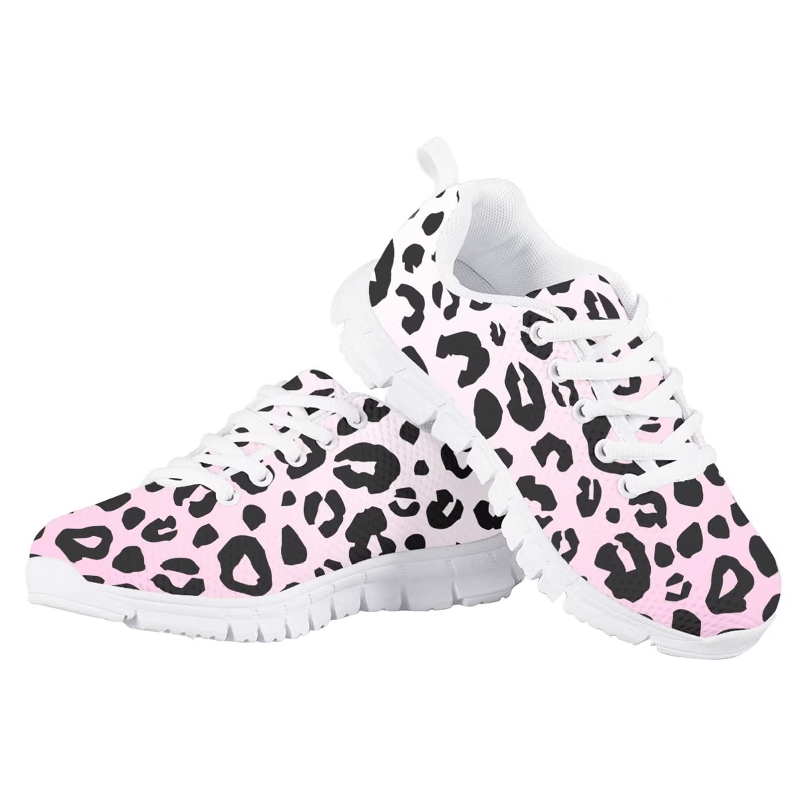 WELLFLYHOM Girls' Running Shoes - Lightweight Athletic Tennis Sneakers for Kids | Non-Slip Gym & Outdoor Walking Shoes | Breathable Mesh for Sports & Playtime