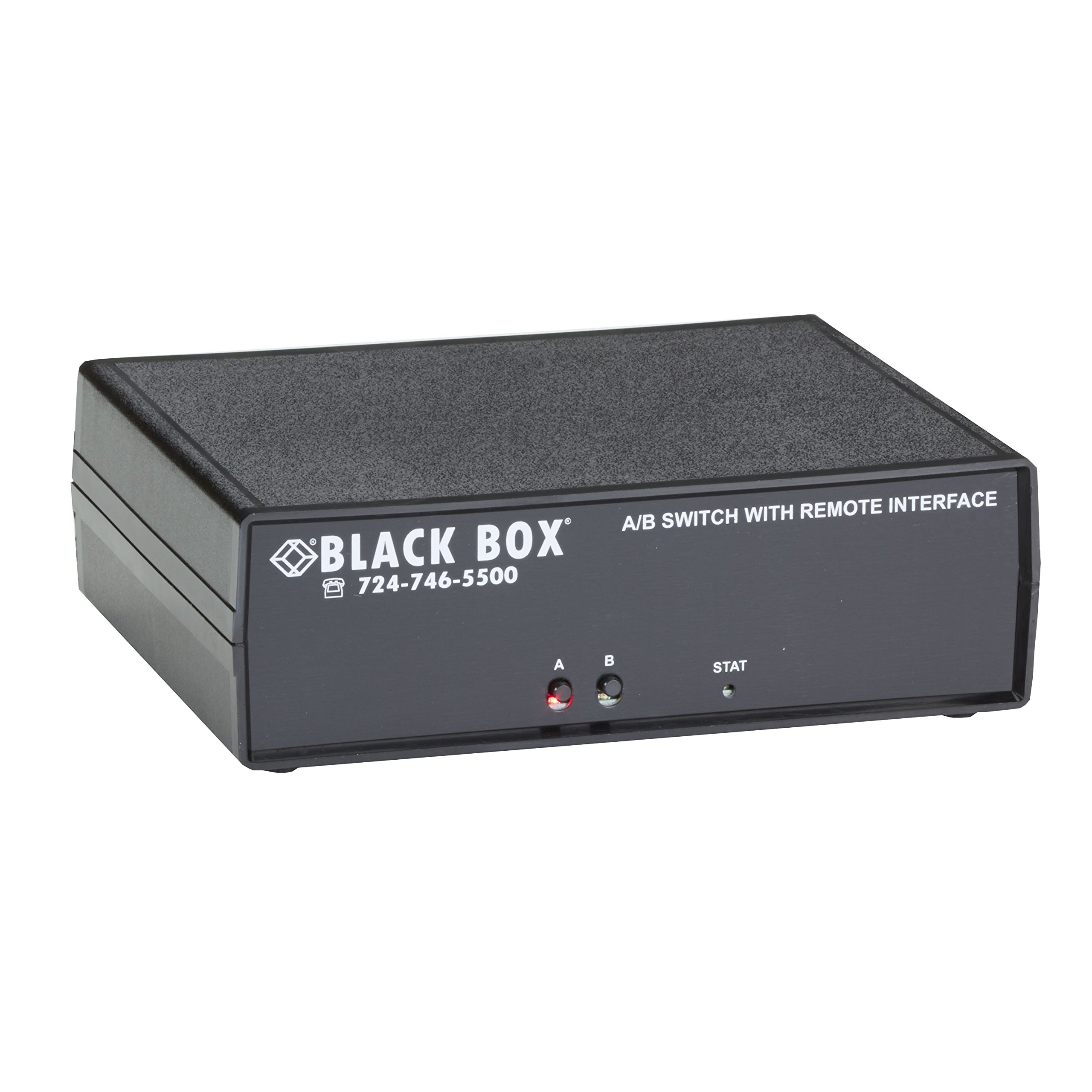 Black Box Remote Control Layer 1 A/B Switch with DB9 Port - Network Device for Data Center & Server Room Management
