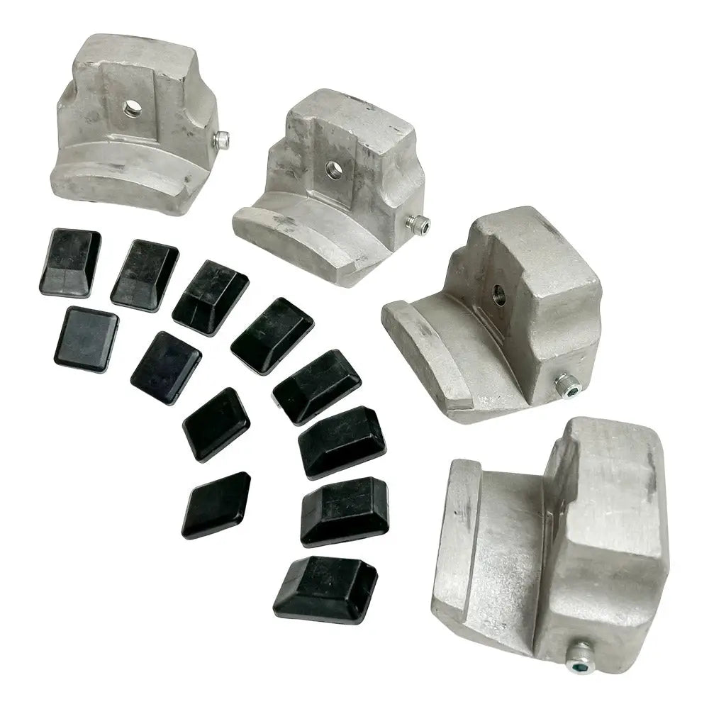 Cemb CCF100100 Alloy Rim Jaw Protectors for CM27T - 4 Pack - Durable Wheel Protection for Heavy-Duty Trucks & Trailers