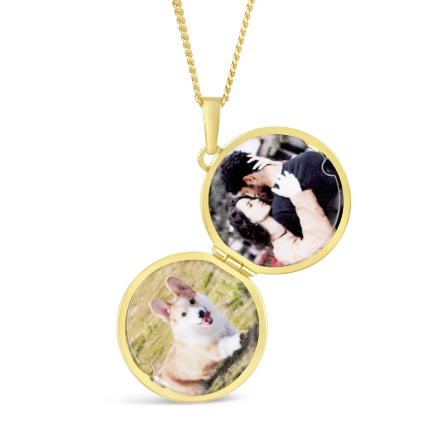 St. Christopher Pendant Necklace for Men - 14K Gold Religious Jewelry - Perfect for Travel Protection & Gifts