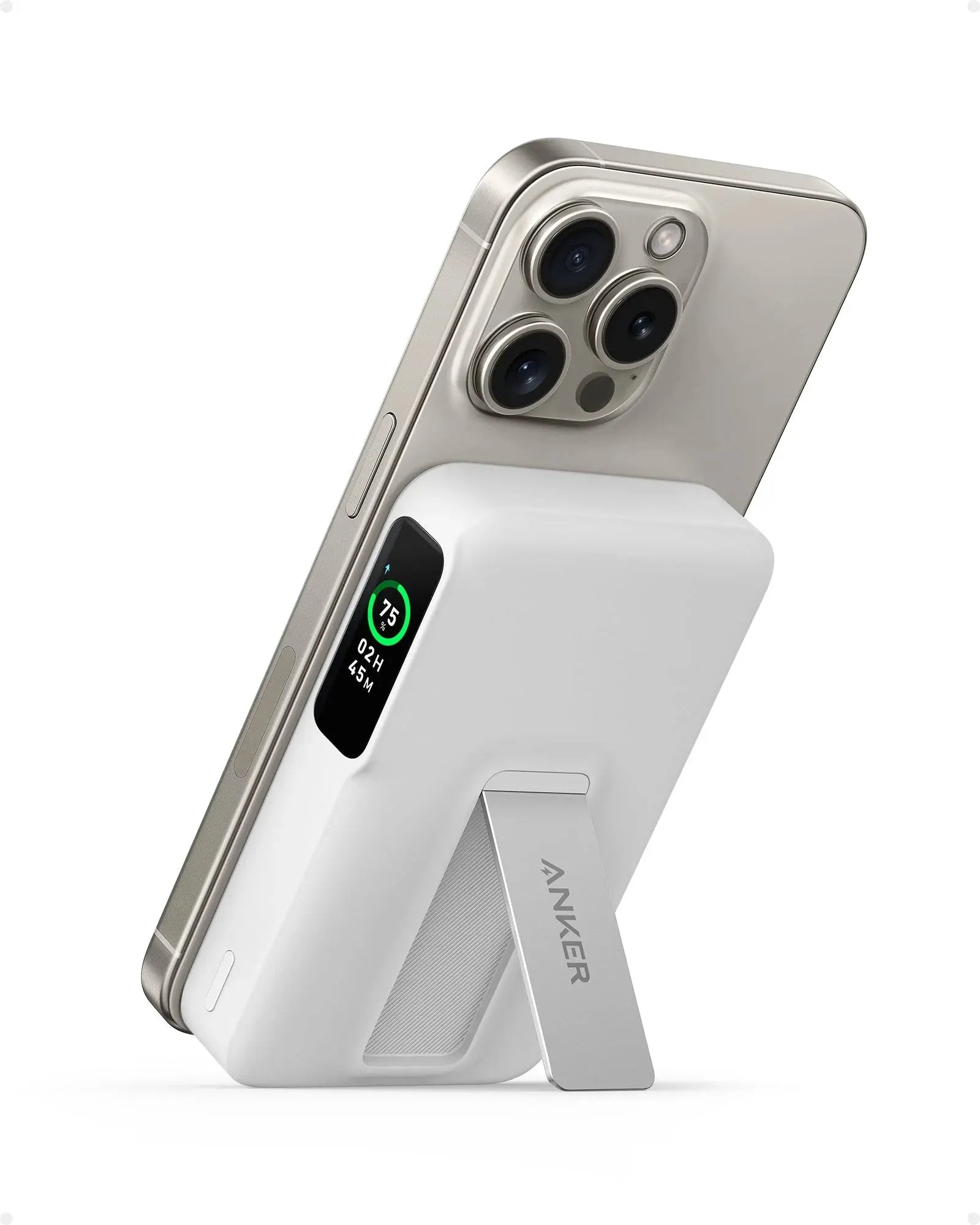 Anker Power Bank MagGo 10000mAh Qi2 Certified 15W Fast Wireless Portable Charger A1654 - Perfect for iPhone, Android, Travel & On-the-Go Charging