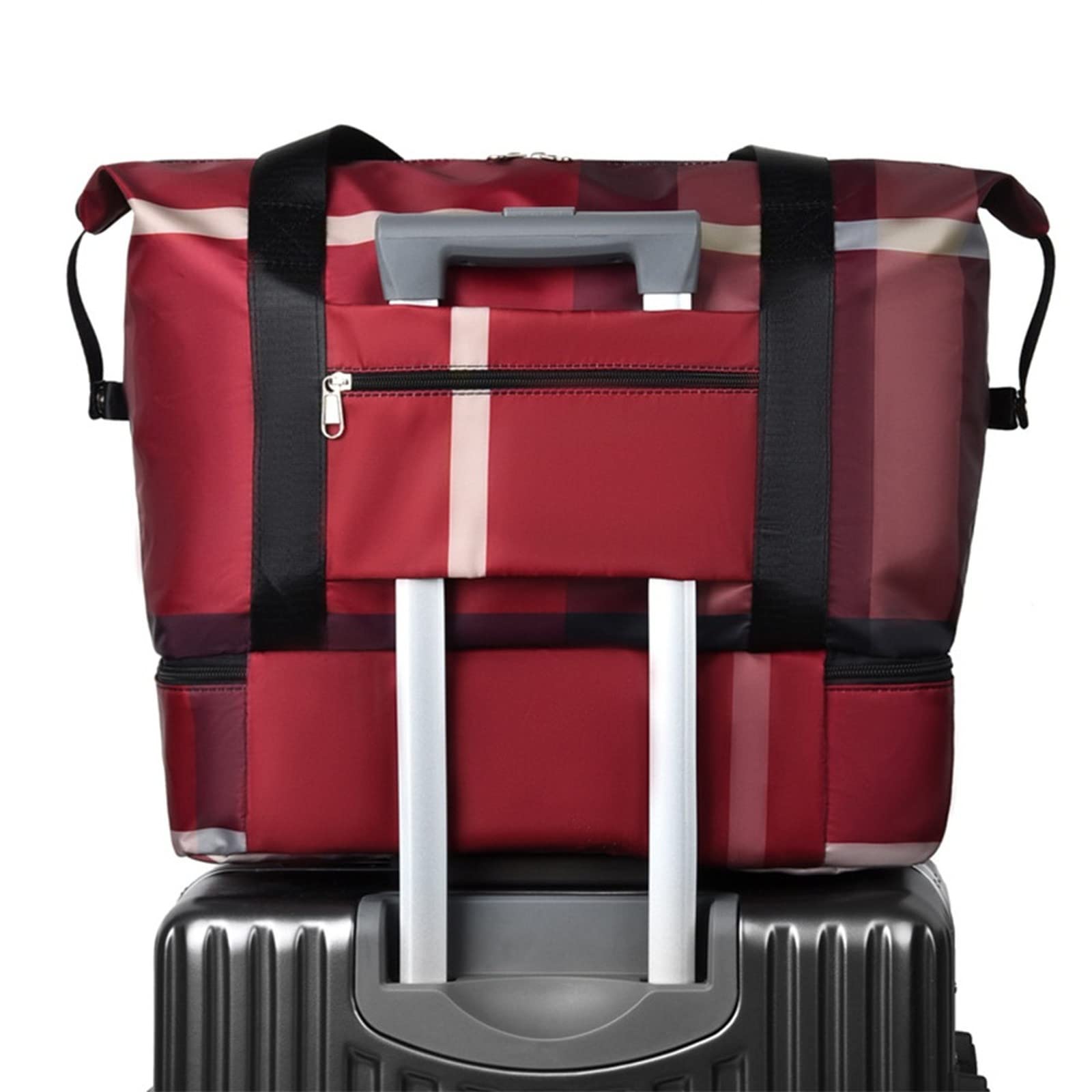 Foldable Waterproof Unisex Travel Shoulder Bag - Lightweight, Durable & Spacious for Men & Women - Perfect for Gym, Hiking, Camping & Daily Commute