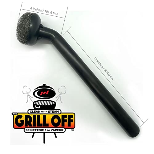 BBQ Grill and Flat Top Scrubber - Heavy Duty Grill Brush for Water & Steam Cleaning | Perfect for Outdoor Grilling, Camping, and Backyard Cookouts