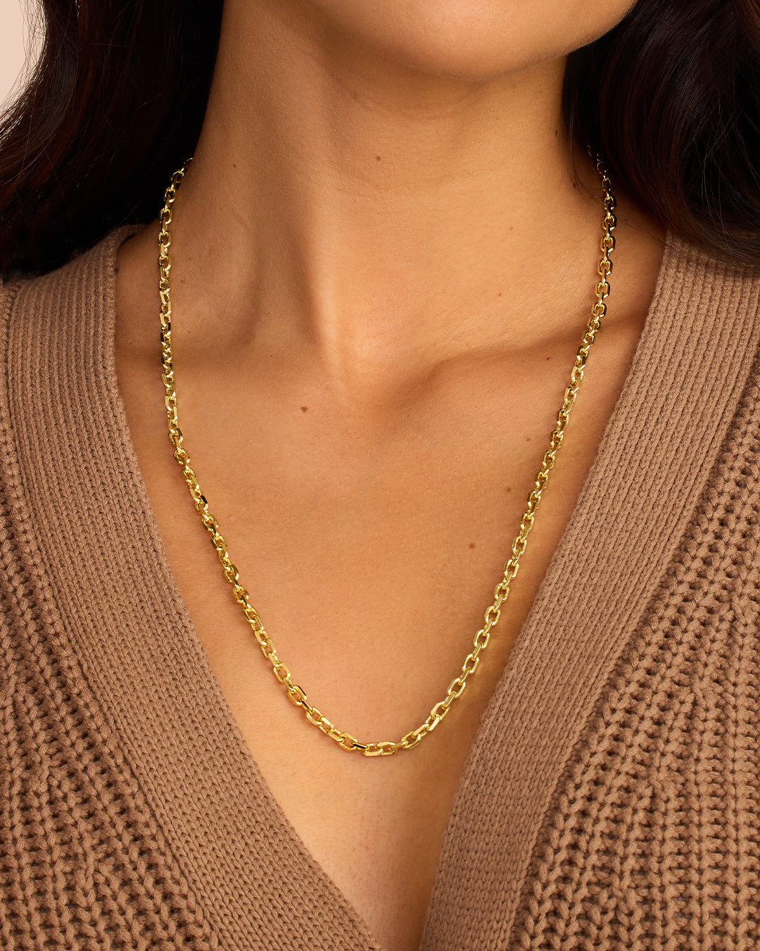 Asher Necklace for Women - Elegant Gold Plated Pendant with Cubic Zirconia - Perfect for Everyday Wear, Date Nights & Special Occasions