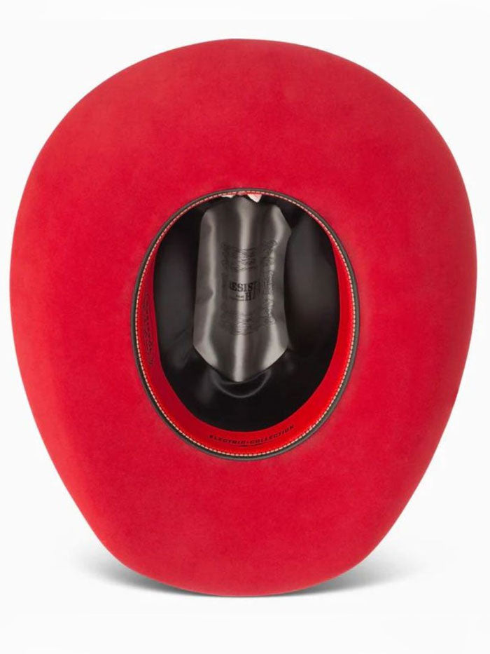 Resistol RFACAC RB42AR AC Electric Collection Candy Apple Red Cowboy Hat - Western Style for Men & Women - Perfect for Rodeo, Country Music Festivals & Outdoor Adventures