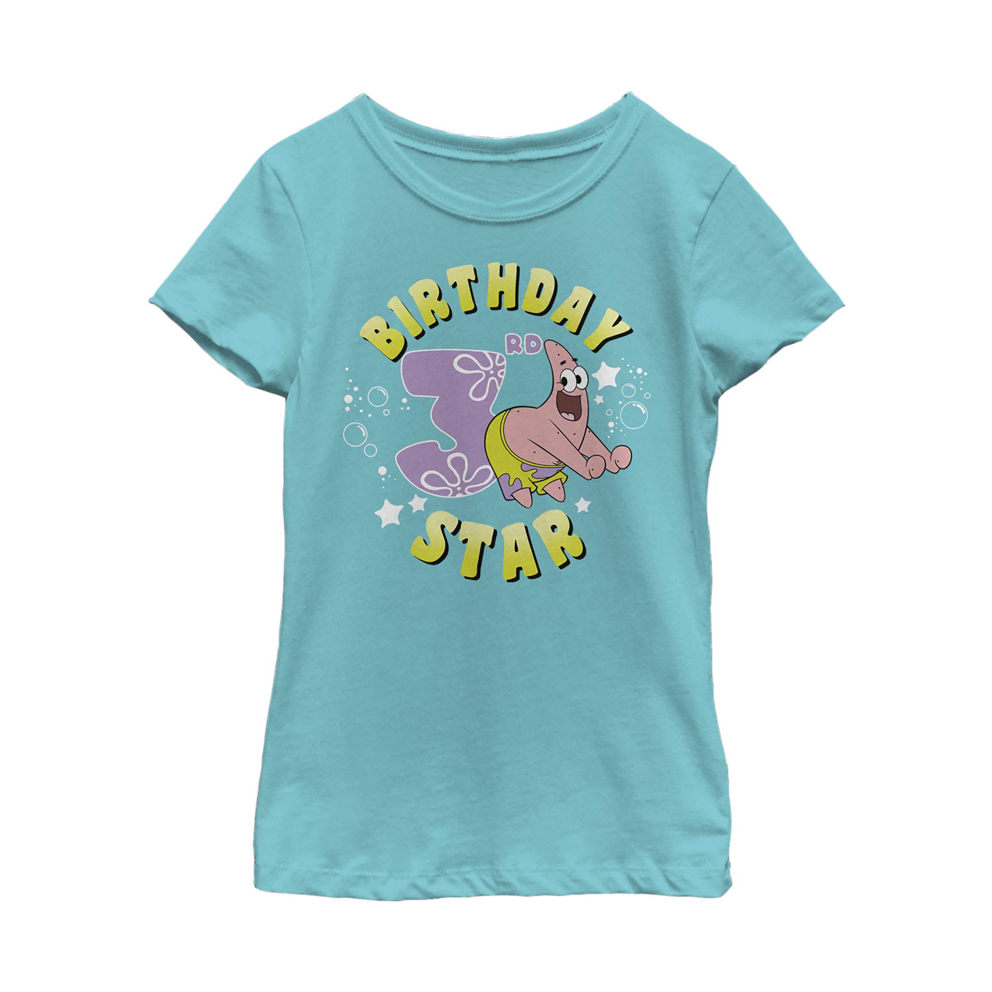 SpongeBob SquarePants & Patrick Birthday T-Shirt for Women - Soft Short Sleeve Graphic Tee - Fun Casual Wear for Parties, Gifts & Everyday Outfits