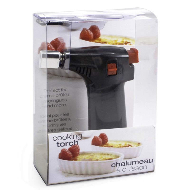 A La Tarte Professional Kitchen Cooking Torch for Creme Brulee - Butane Culinary Blow Torch for Desserts, Baking, Caramelizing Sugar & DIY Crafts - Perfect for Home Chefs & Professional Bakers