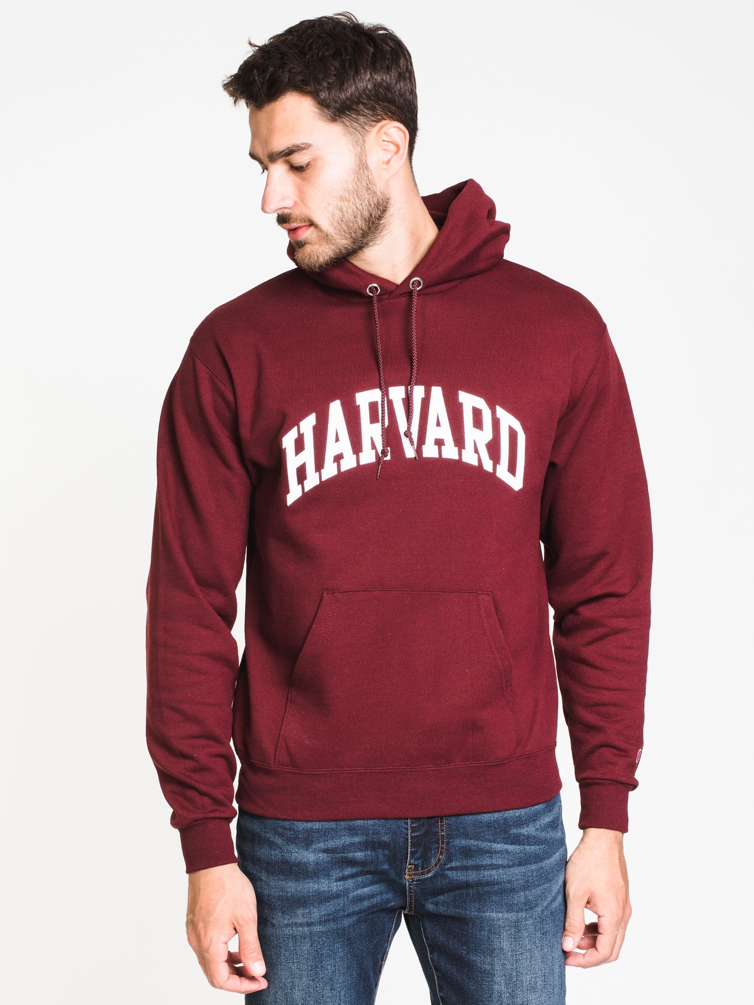 Champion Eco Powerblend Harvard University Hoodie Sweatshirt - Soft & Comfortable Pullover for Men & Women - Perfect for College, Gym, and Casual Wear
