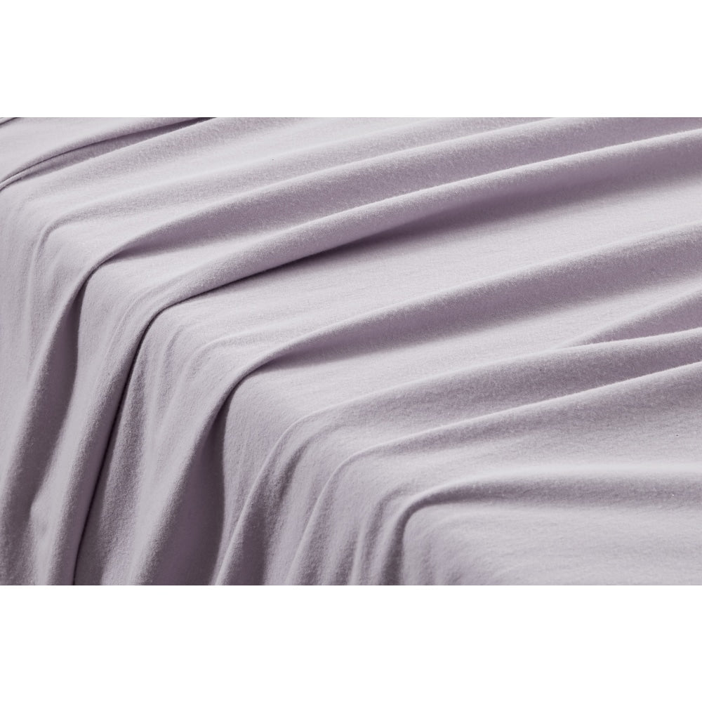 150GSM Soft Cotton Flannel Bed Sheet Set - Orchid Purple Single Size for Cozy Winter Nights | Breathable & Hypoallergenic Bedding for Kids & Adults | Fits Standard Single Mattress (39