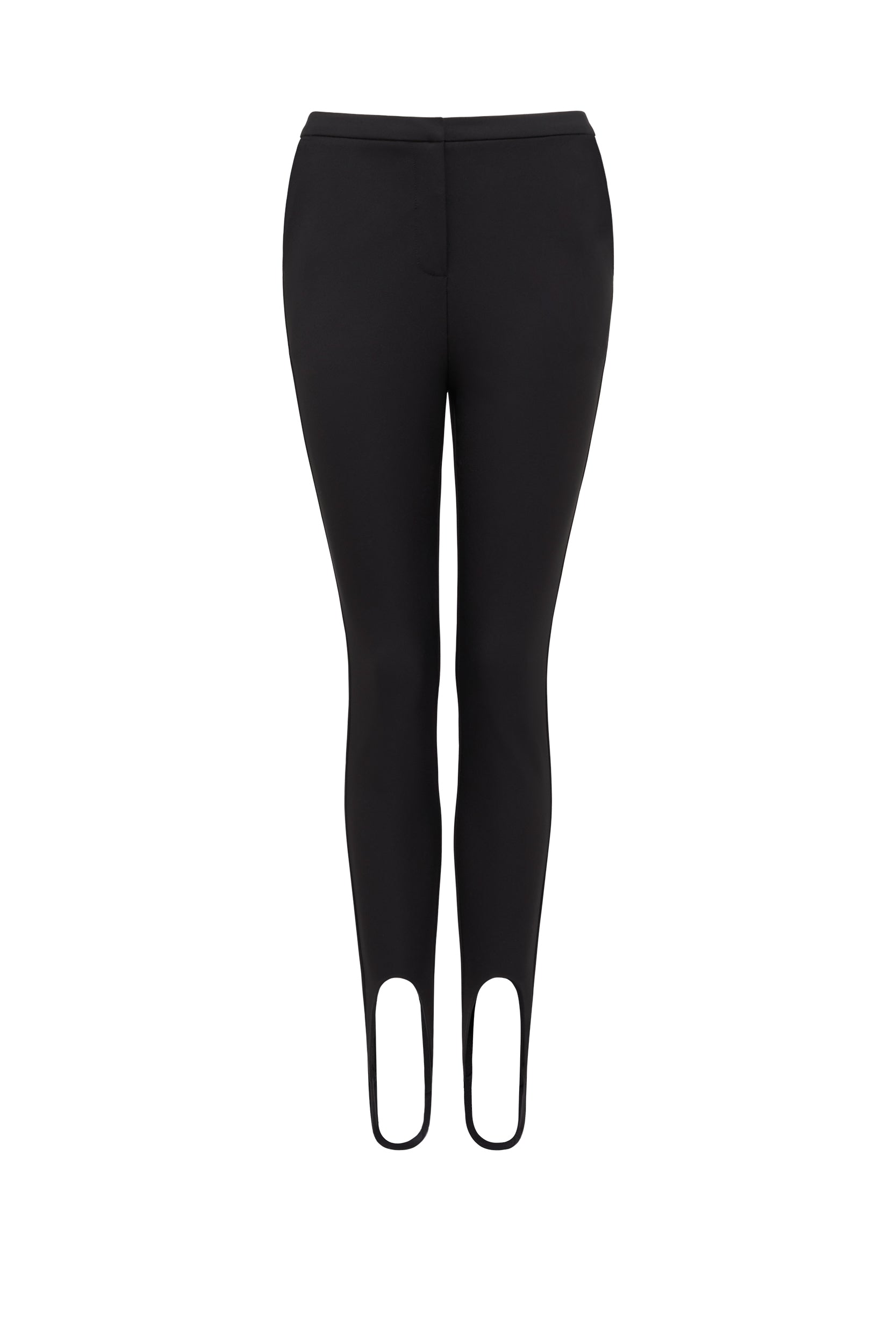 Alexis Black Stirrup Pants - Women's High Waisted Stretch Riding Pants for Equestrian, Yoga & Casual Wear
