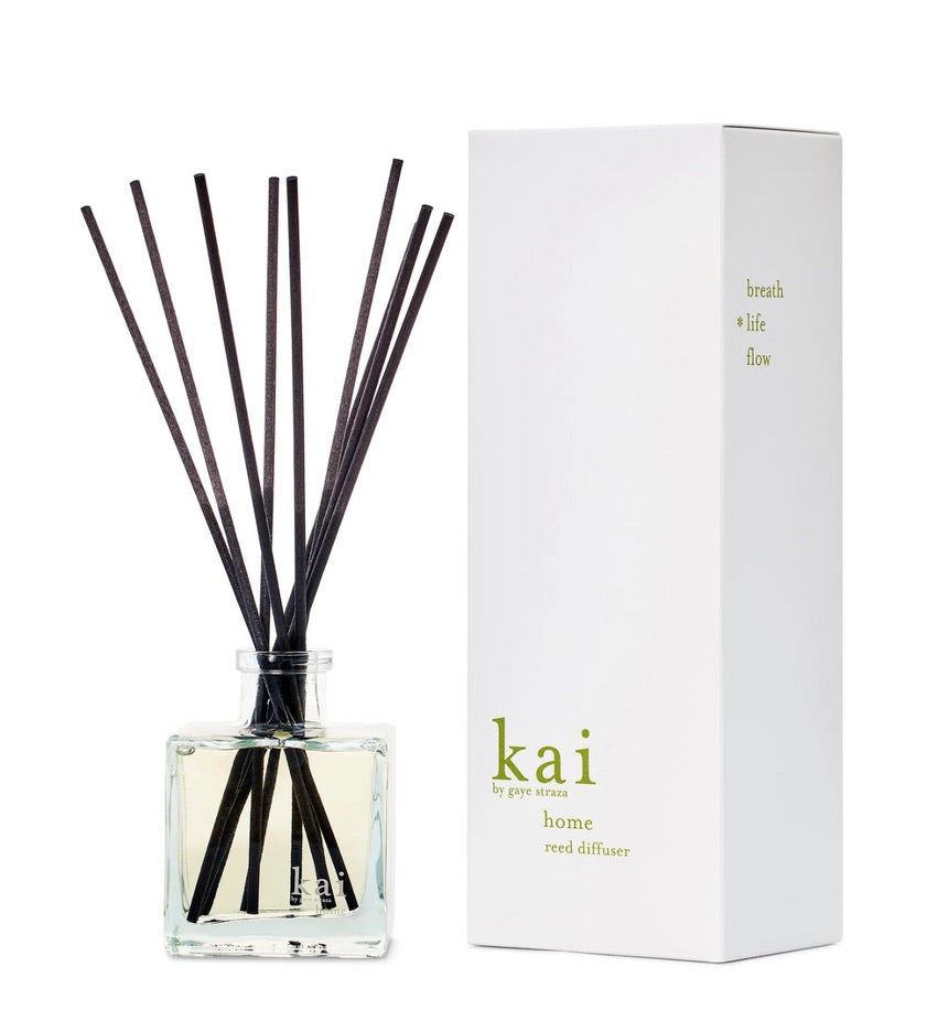 Kai by Gaye Straza Luxury Home Reed Diffuser Set - Aromatherapy Essential Oil Air Freshener for Living Room, Bedroom & Bathroom - Relaxing & Refreshing Scent for Home Decor & Gifts