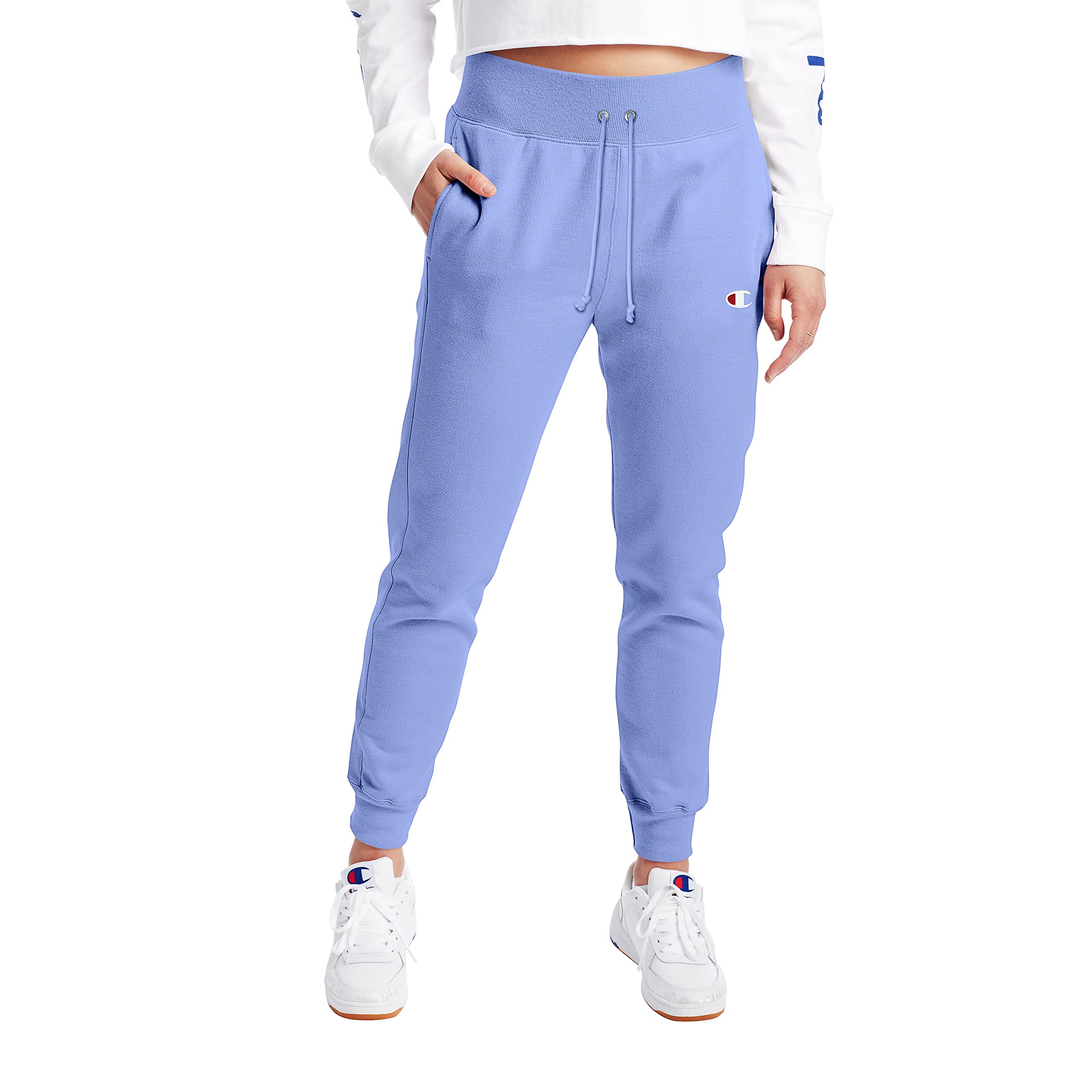 Champion Women's Reverse Weave Fleece Joggers - Soft Cotton Sweatpants with 29