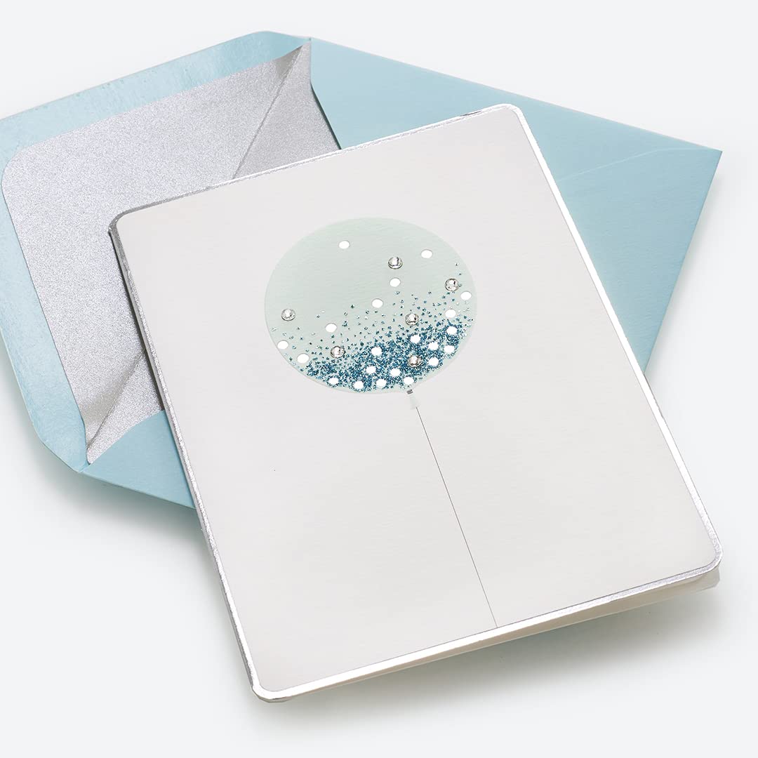 Elegant Papyrus Birthday Card - Handmade Happy Birthday Greeting Card for Women & Men - Perfect for Parties, Anniversaries & Special Occasions