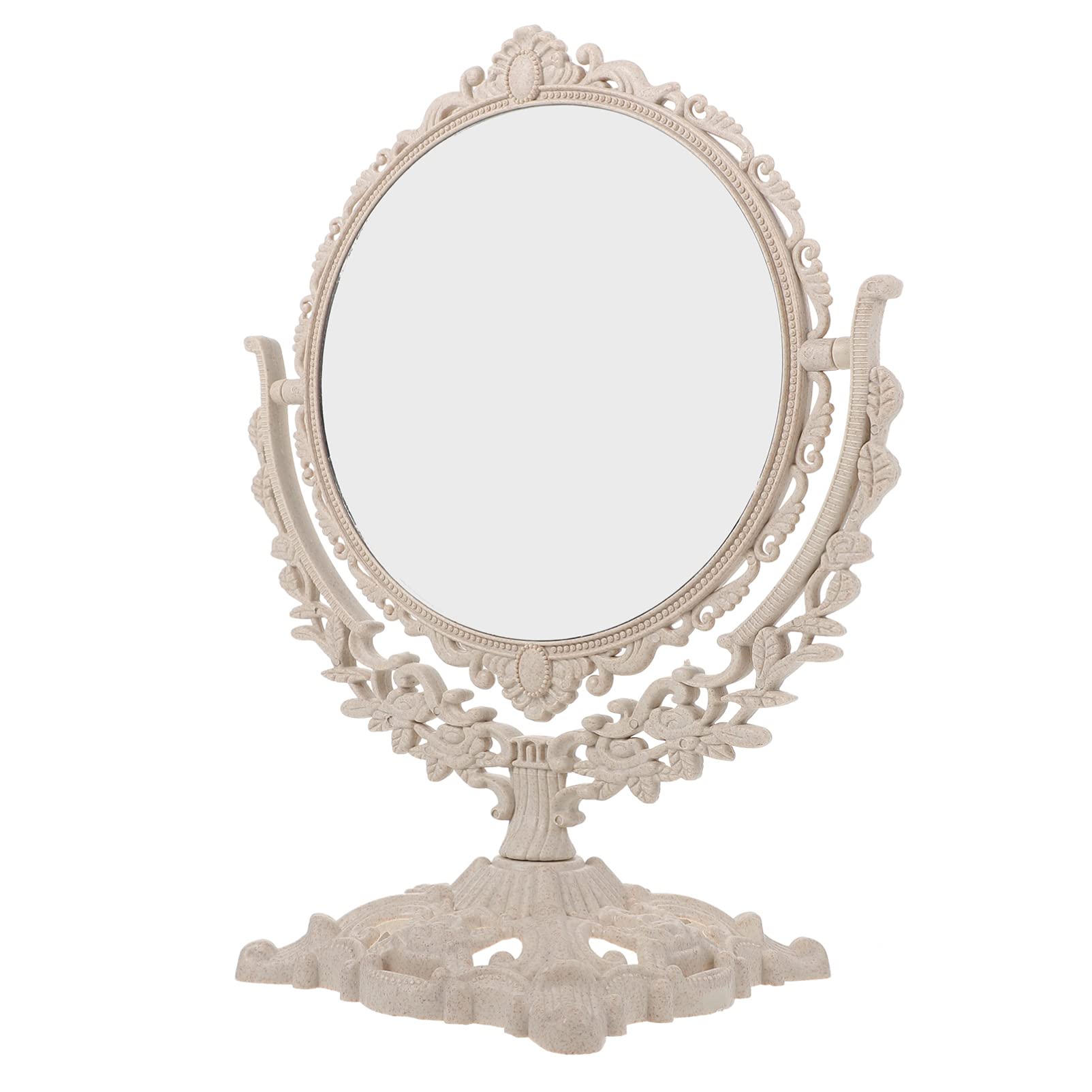 1PC Portable Travel Makeup Mirror with Stand - Vanity Decor for Dressing Table, Desk & Travel | Lightweight, Compact & Magnifying Beauty Mirror for Home, Office & On-the-Go Makeup Application