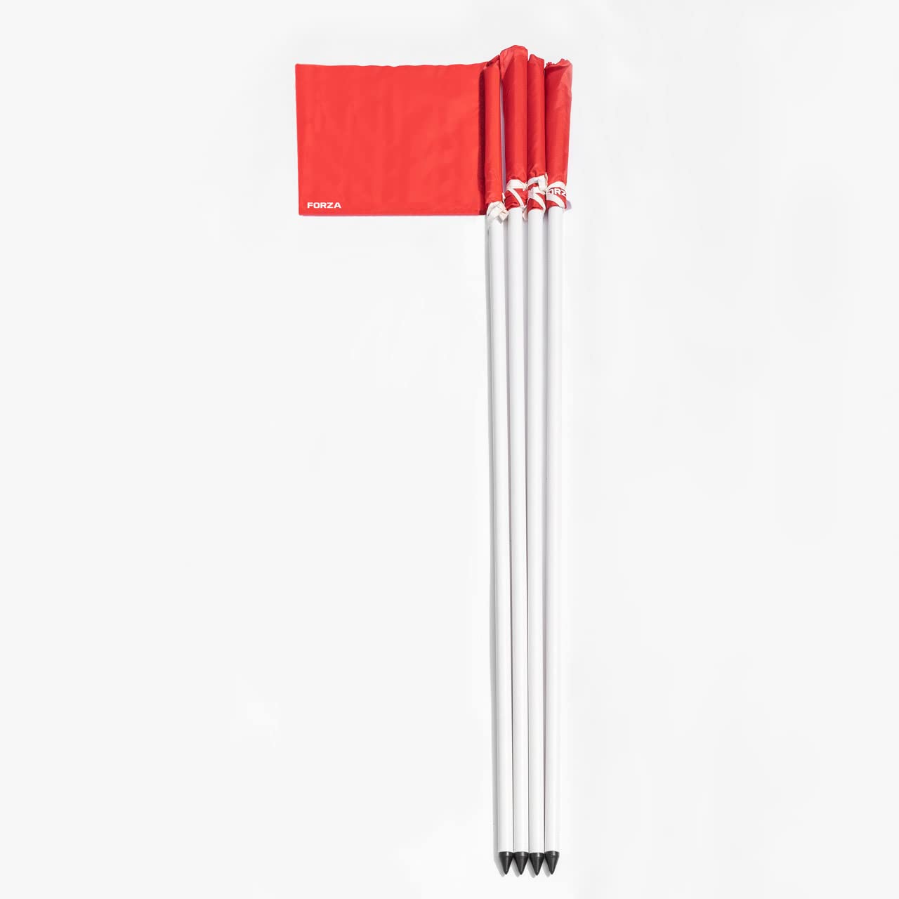 FORZA Rugby Corner Flags & Pole Set - 4, 6 & 14 Piece Sets for Rugby Training & Matches - Durable Field Markers for Sports Clubs & Schools