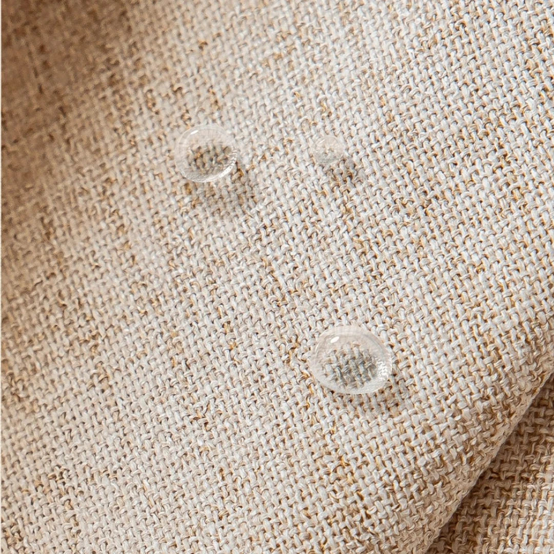 Paula Semi-Sheer Custom Outdoor Curtains - UV Resistant Window Drapes for Patio, Porch & Garden - Waterproof Sun Protection for Outdoor Living Spaces