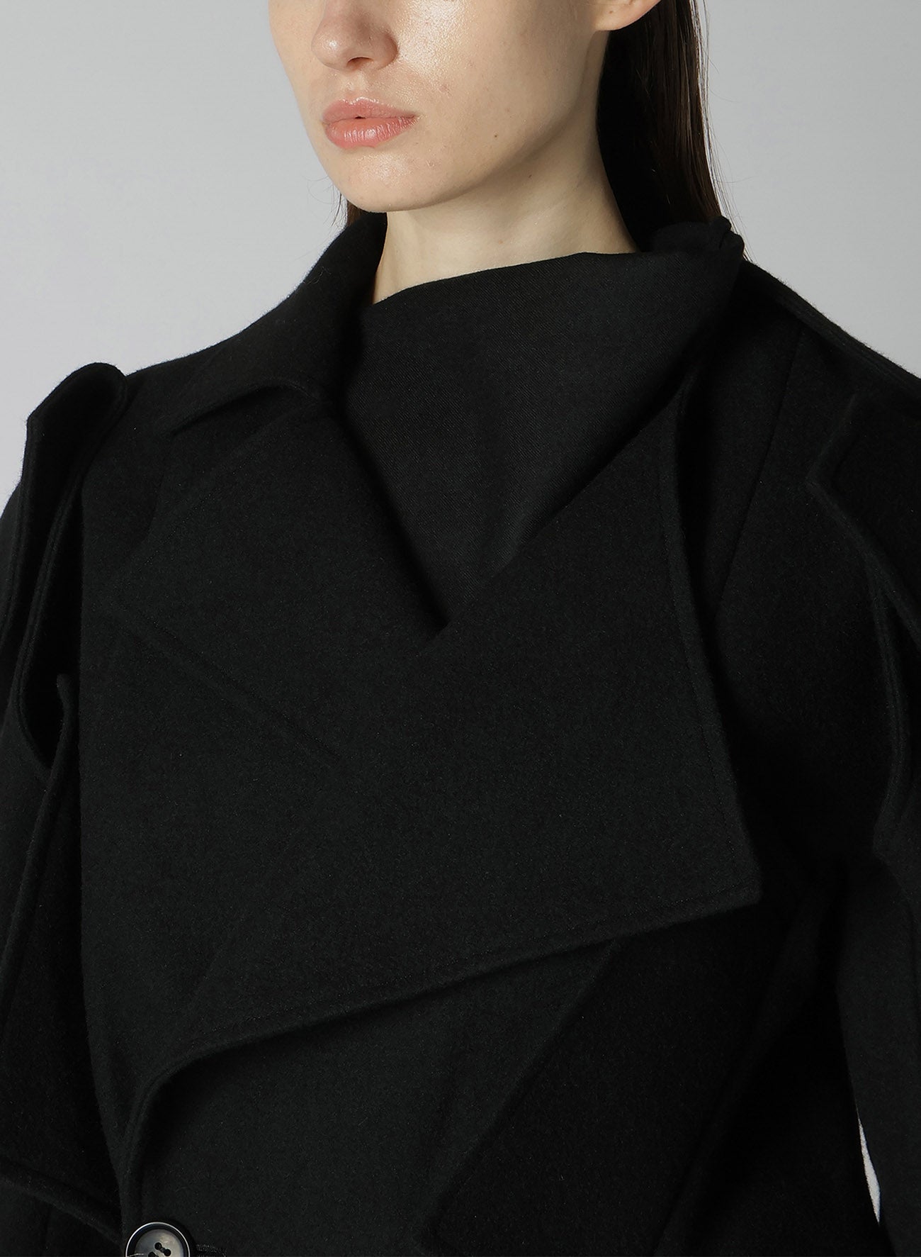 1/16 Flannel 3D Sleeve Asymmetry Coat for Women - Trendy Winter Outerwear for Casual & Office Wear