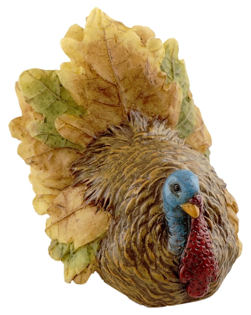 Miniature Fairy Garden & Terrarium Decor - Handcrafted Turkey Figurine for Home, Office & DIY Terrarium Scenes | Perfect for Fairy Gardens, Tabletop Displays & Gift Ideas