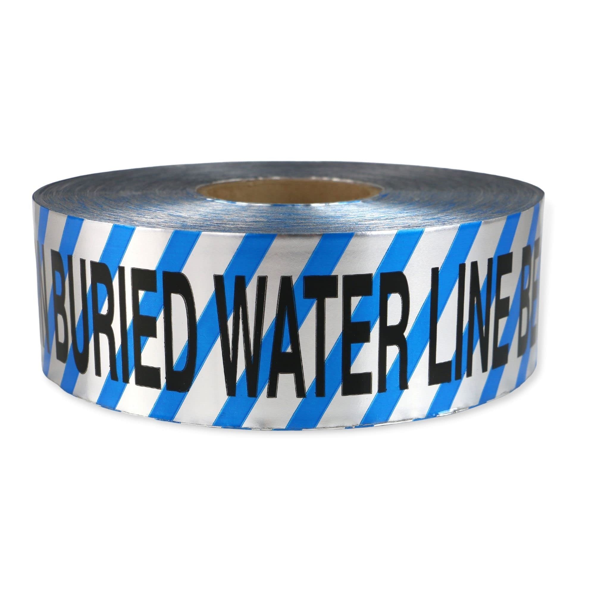 Presco Underground Detectable Warning Tape - 6 Inch x 1000 Feet, Purple with Black Printed 
