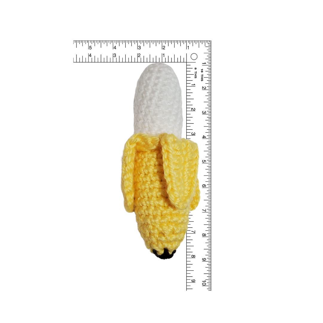 Handmade Crocheted Catnip Banana Toy - 8