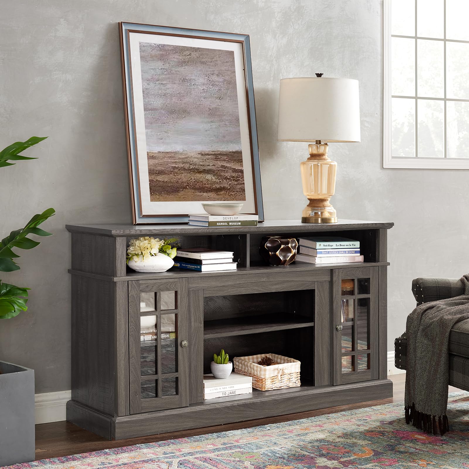 Modern TV Media Stand for TVs up to 65