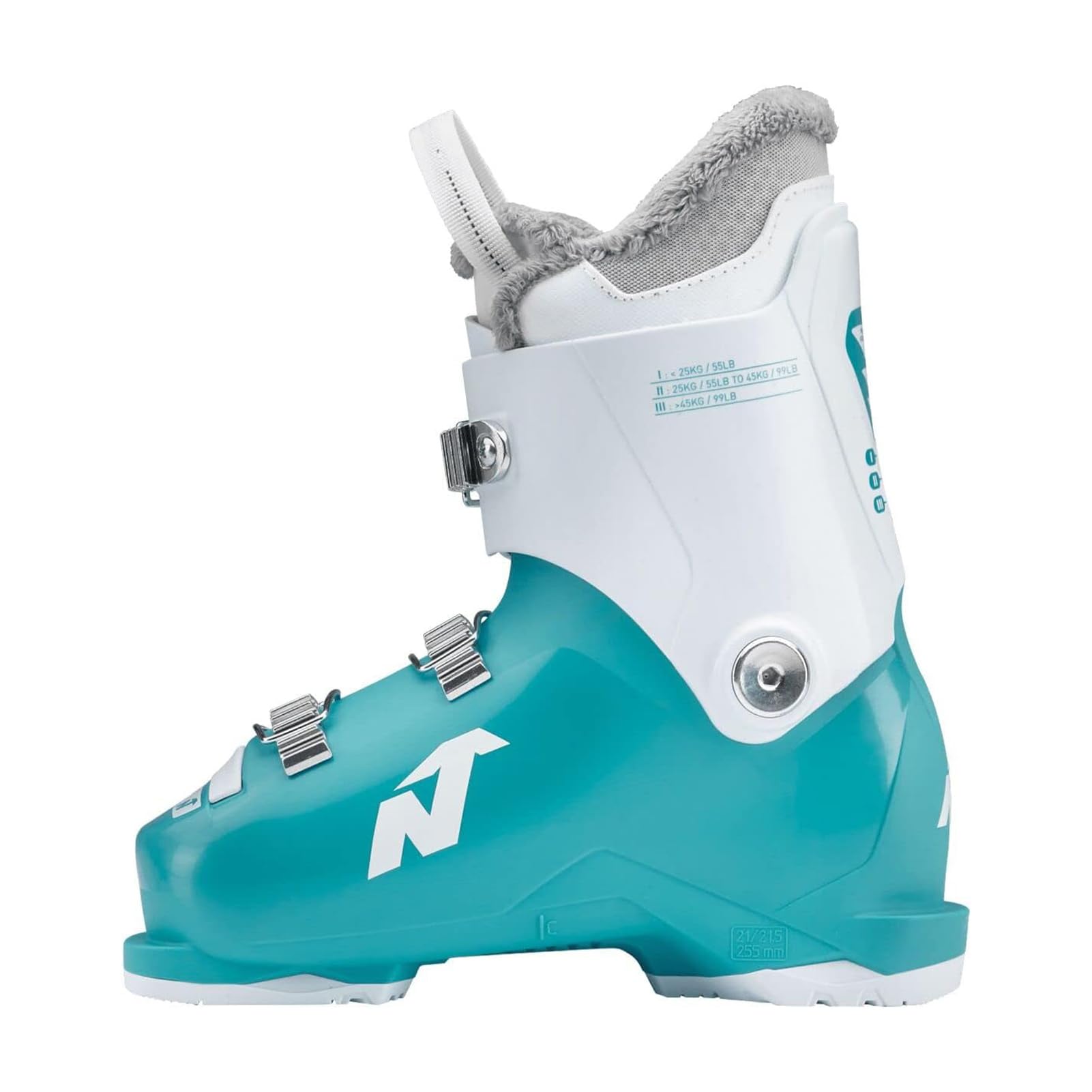Nordica Junior Speedmachine J3 Ski Boots with Weight Adjuster - Warm & Comfortable Downhill Ski Boots for Kids - Perfect for Winter Sports & Mountain Adventures