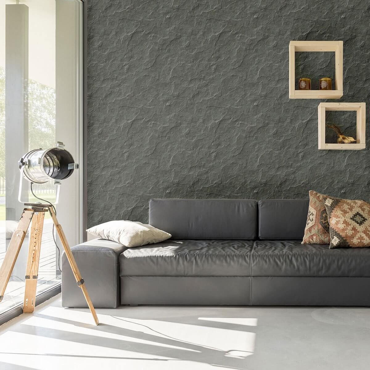 Olive Granite Texture Peel and Stick Removable Wallpaper - Self-Adhesive Vinyl Wall Covering for Kitchen, Bedroom, Bathroom Decor - Easy to Install & Remove