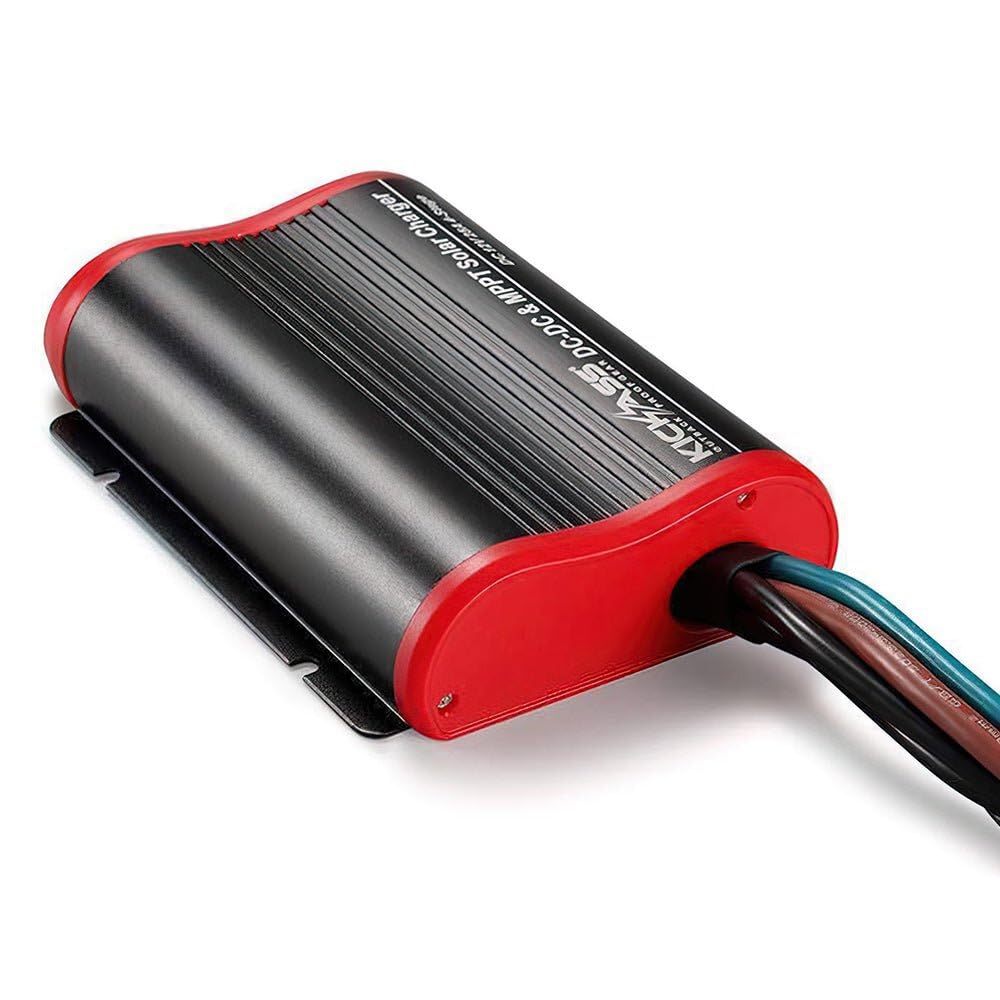 12V-24V MPPT Solar Charge Controller with DC to DC Battery Charger - Compatible with Gel, AGM & Lithium Batteries - Ideal for RV, Marine, Off-Grid & Solar Panel Systems