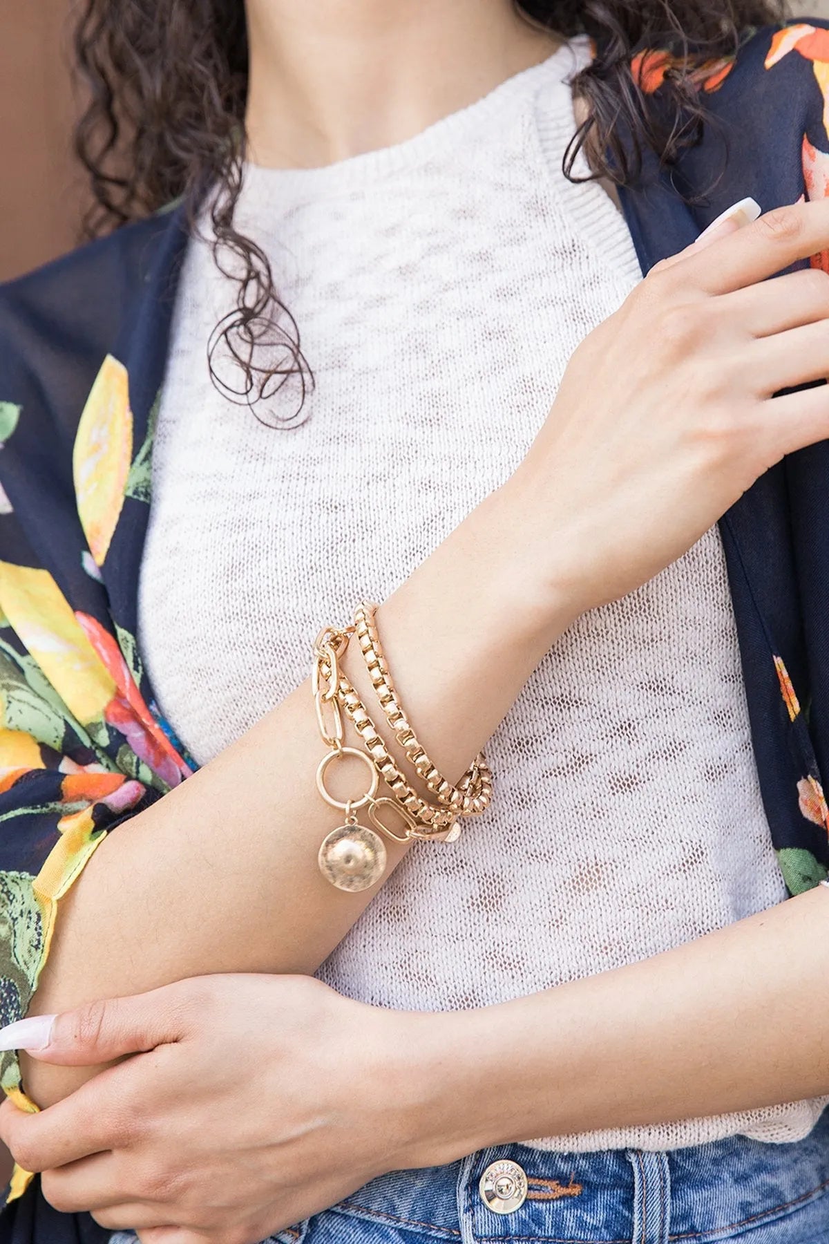 Selma Bracelet for Women - Elegant Gold & Silver Adjustable Bangle - Perfect for Everyday Wear, Gifts & Special Occasions