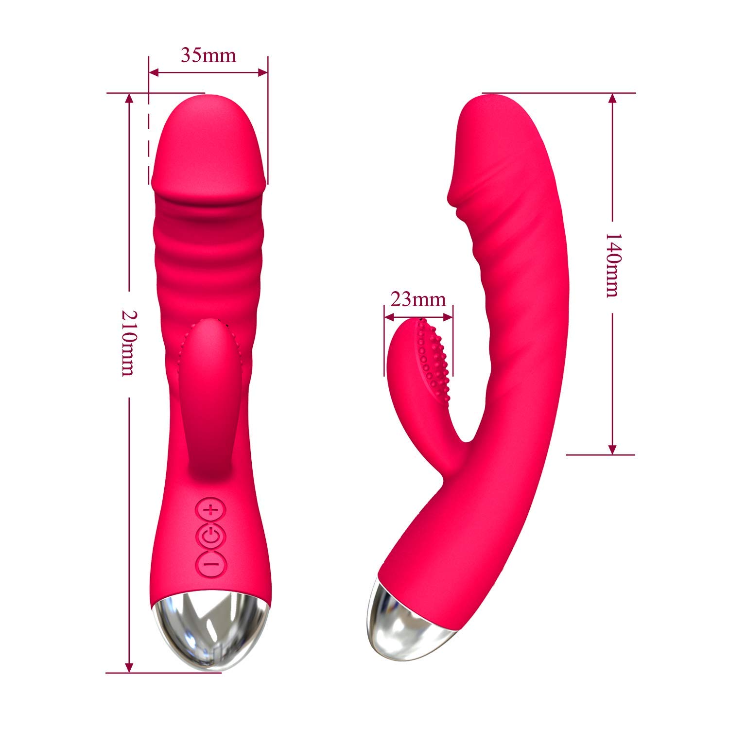 Premium Wireless Vibrator for Women & Couples - 12 Powerful Modes, 2 Silent Motors, USB Rechargeable Adult Toy - Ultra-Soft Body-Safe Silicone for Sensual Pleasure - Perfect for Romantic Nights & Self-Care Moments