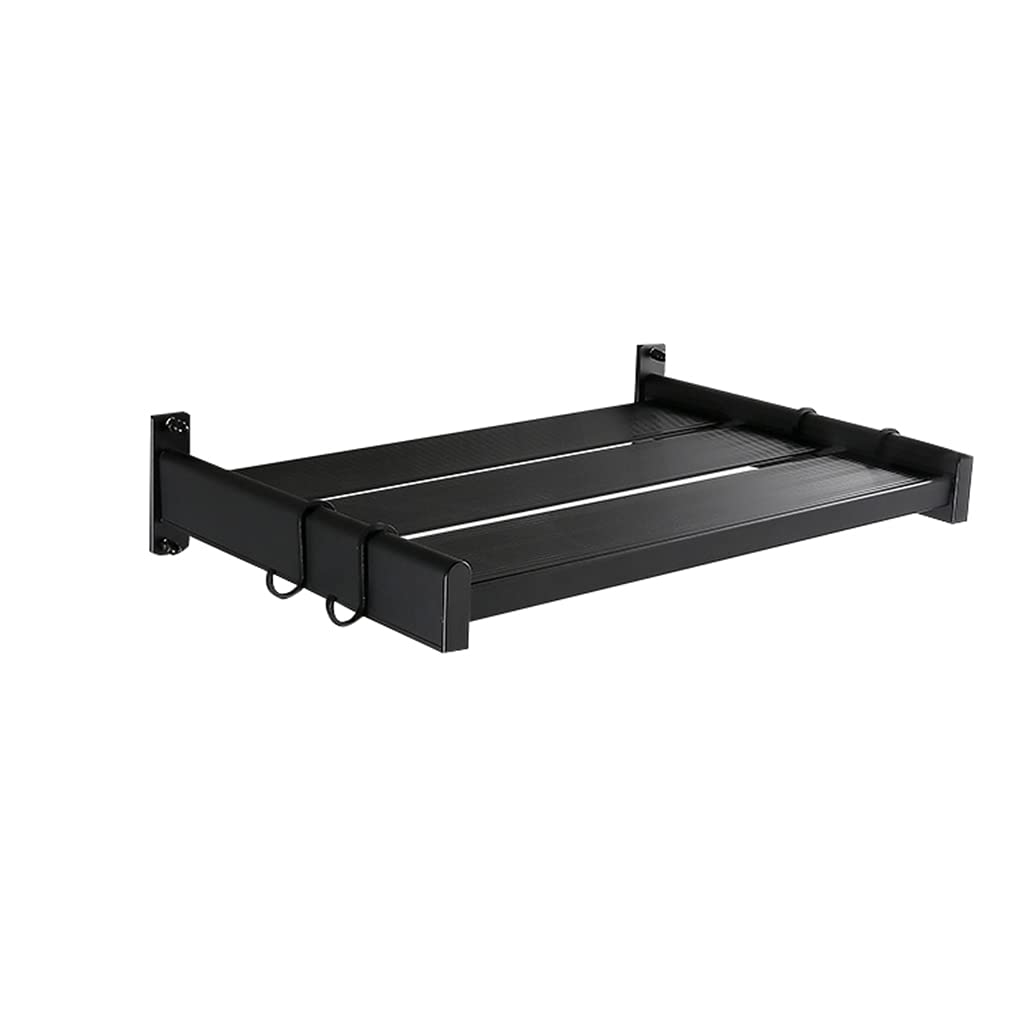 Sturdy Microwave Oven Shelf - Heavy Duty Wall Mounted Bracket for Kitchen Oven Rack - Space Saving Storage Solution for Small Kitchens, Apartments & Dorm Rooms