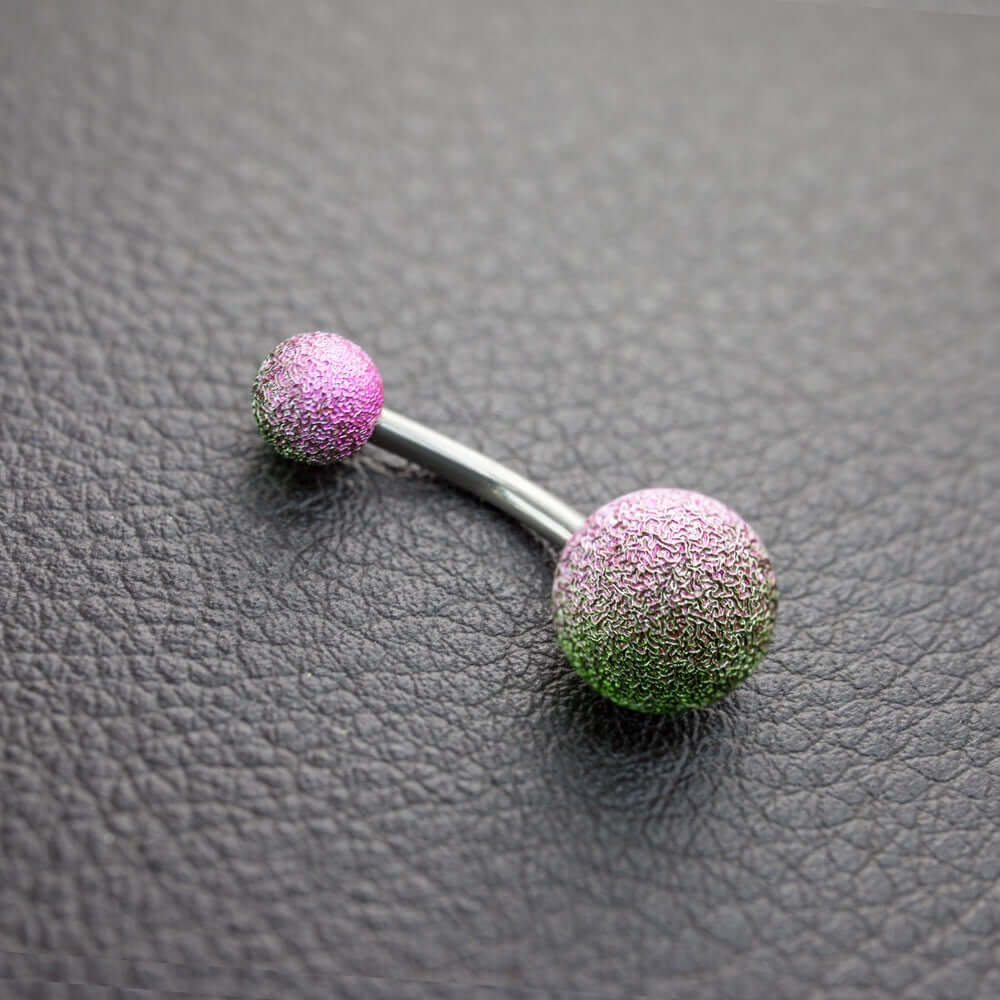Vibrant Acrylic Frosted Belly Button Rings | WH2266 - Trendy Body Jewelry for Piercings, Perfect for Summer Beach & Festival Outfits