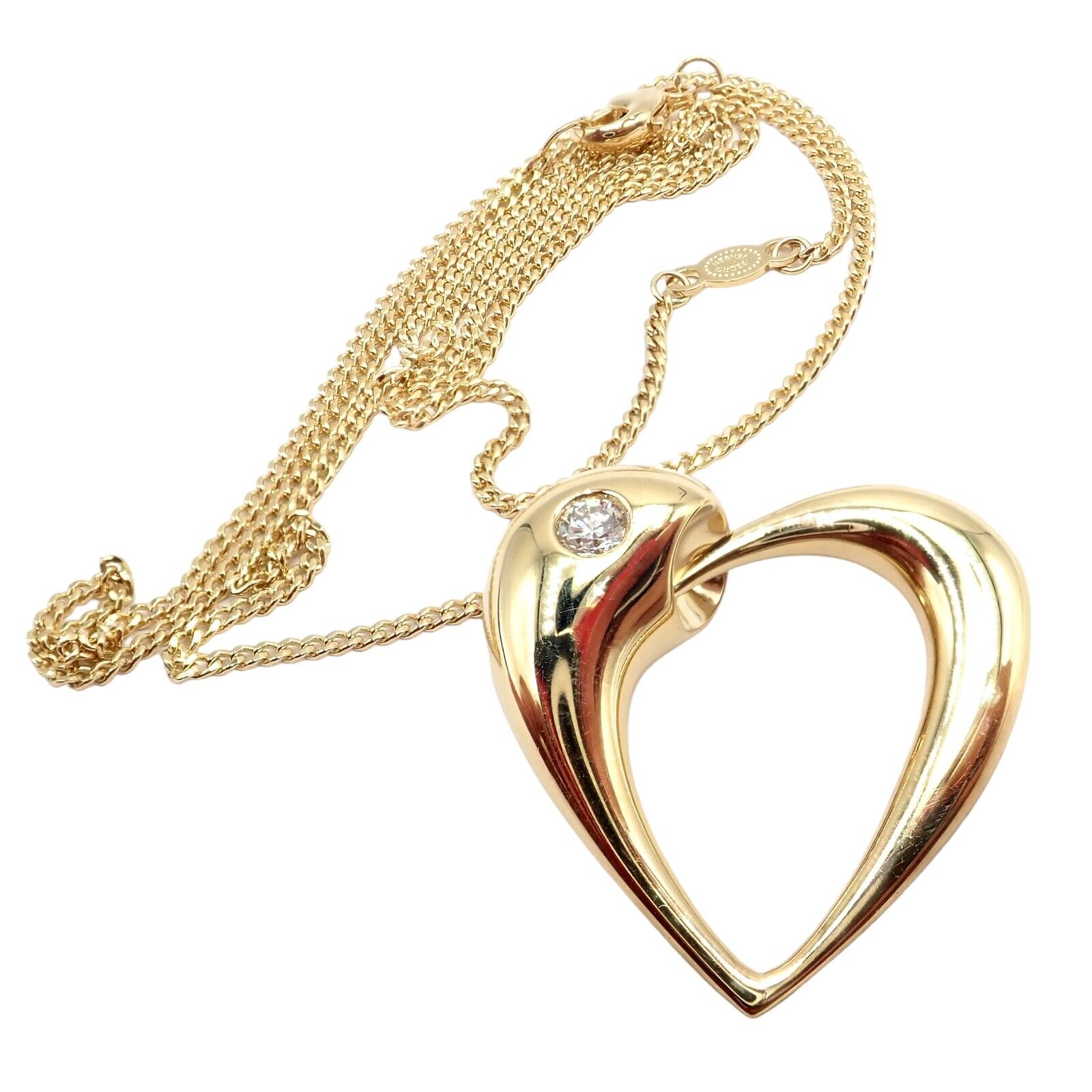 Georg Jensen 18K Yellow Gold Diamond Ouroboros Snake Necklace - Elegant Jewelry for Women, Perfect Gift for Anniversary & Special Occasions