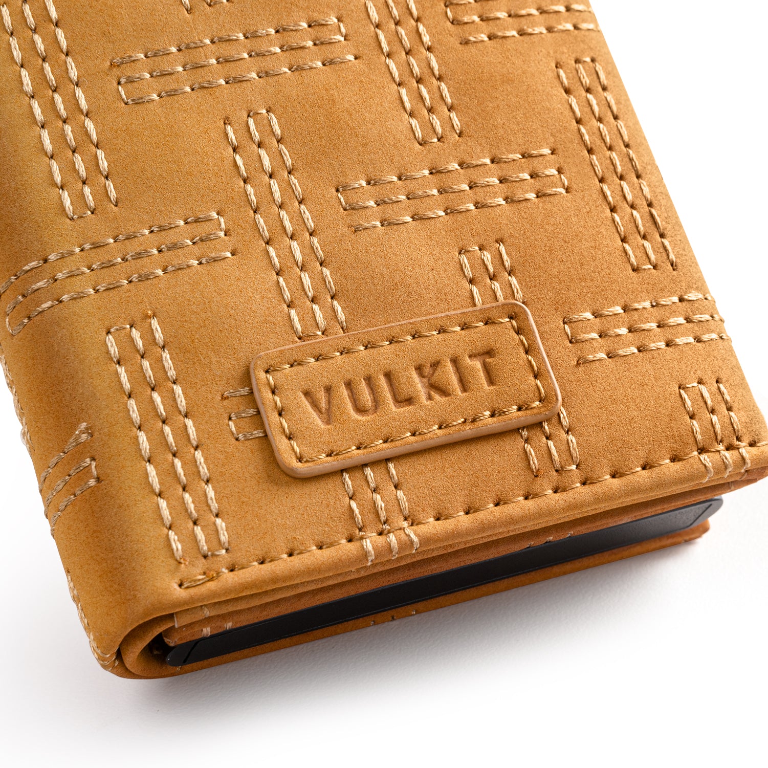 VC302 Limited Edition Numbered Tri-Fold Wallet with Side Slider & Magnetic Closure - Perfect for Everyday Carry, Travel & Business (Men's RFID Blocking Leather Wallet)