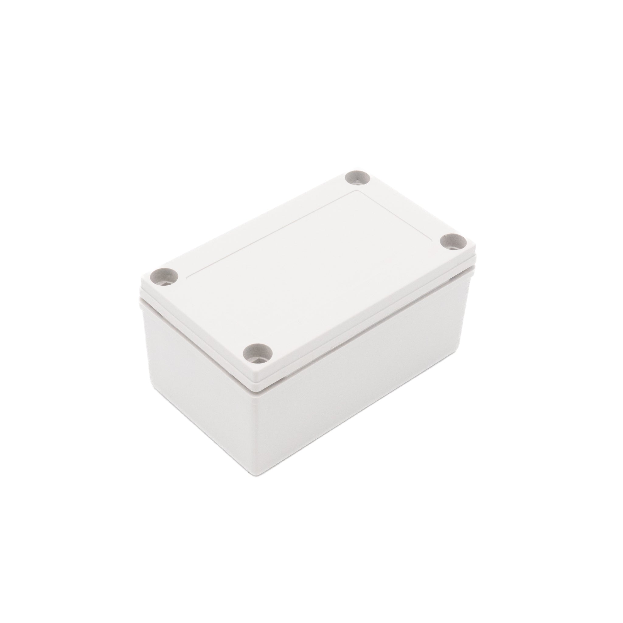 Boxco M Series 3.15 x 5.12 x 2.36 Inch (80 x 130 x 60mm) Waterproof Plastic Enclosure - IP67 Rated, IK08 Impact Resistant, ABS Material with Grey Screw-On Cover - Ideal for Outdoor Electronics, Industrial Equipment & DIY Projects