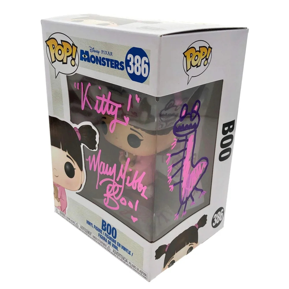 Mary Gibbs Signed Randall Sketch Boo Monsters Inc. Funko Pop Vinyl Figure with JSA COA - Limited Edition Collectible for Disney Pixar Fans, Home Decor & Gift Idea