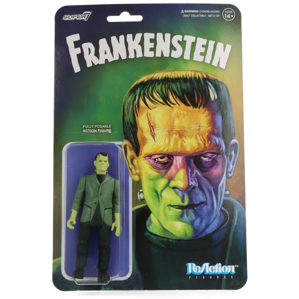 Universal Monsters Wave 2 Frankenstein ReAction Figure - Classic Horror Movie Collectible for Display & Gift Giving