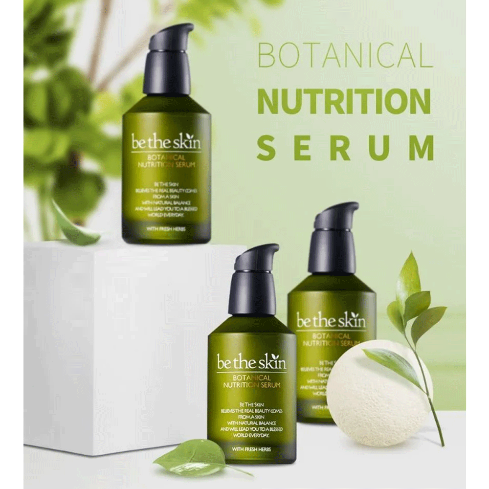 Be The Skin Botanical Nutrition Serum 50ml - Hydrating Facial Serum with Natural Plant Extracts for Glowing Skin | Perfect for Daily Skincare Routine & Anti-Aging Care