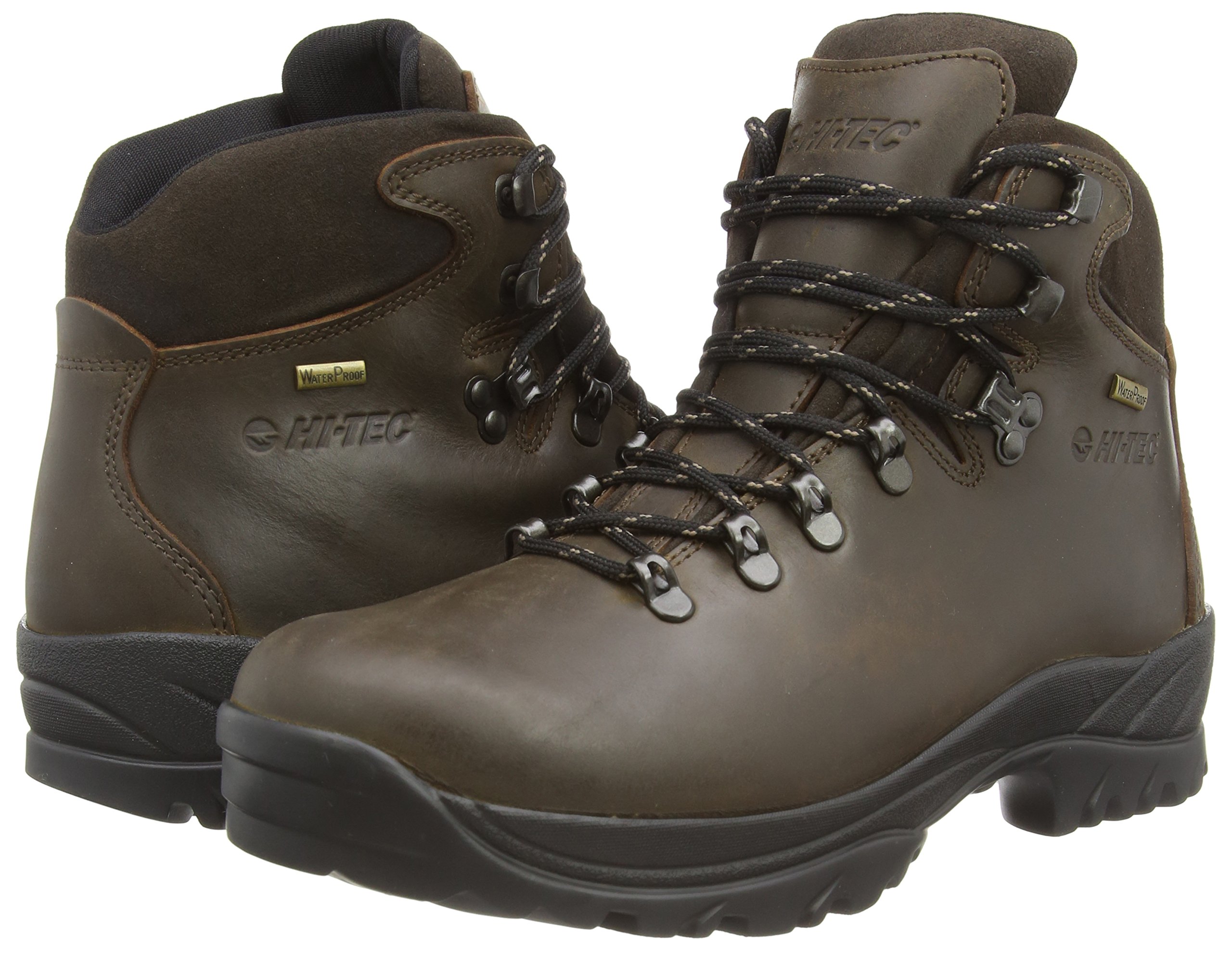 HI-TEC Men's Waterproof Hiking Boots - Lightweight Outdoor Trekking Shoes for Men - Perfect for Camping, Backpacking & Mountain Trails